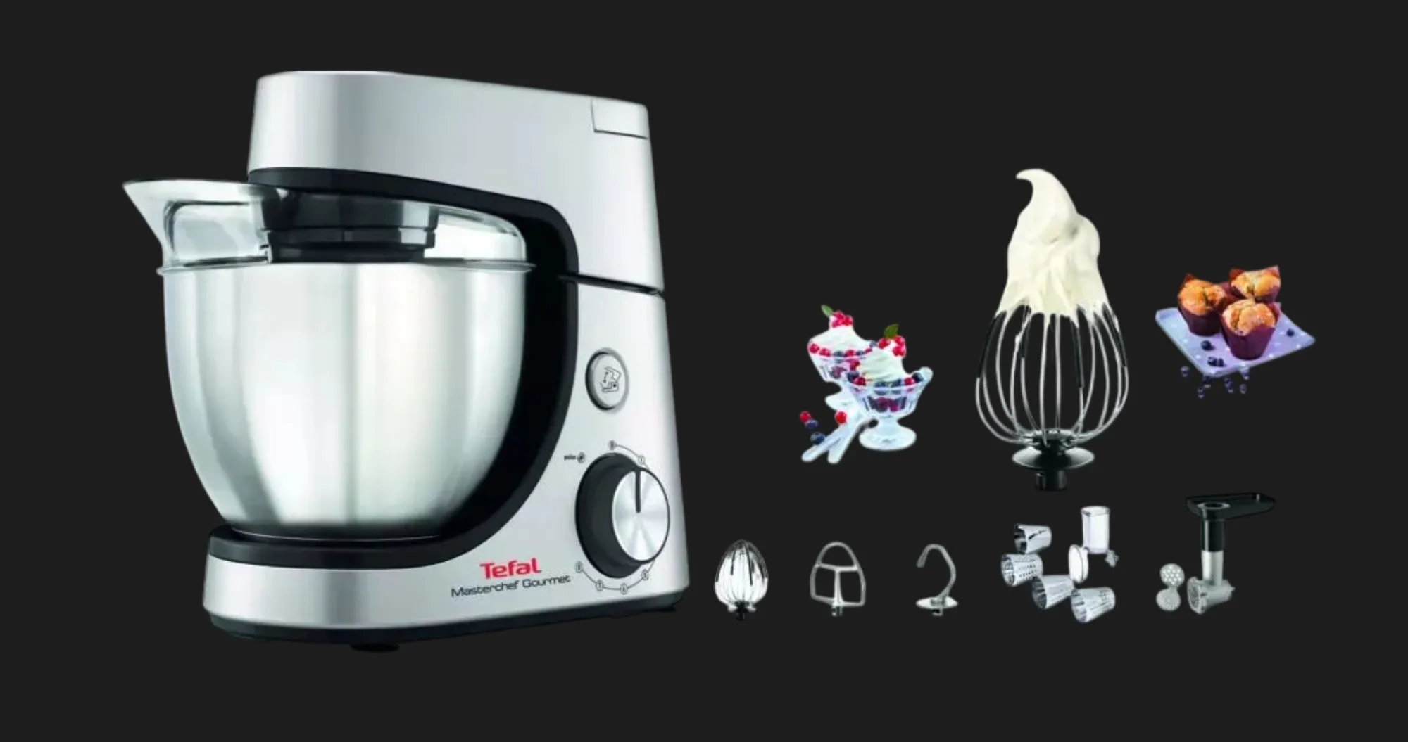 Кухонная машина Tefal (Gray)
