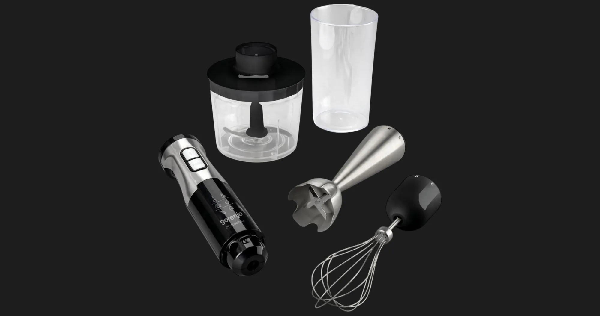 Блендер занурювальний Gorenje (Black) (UA)