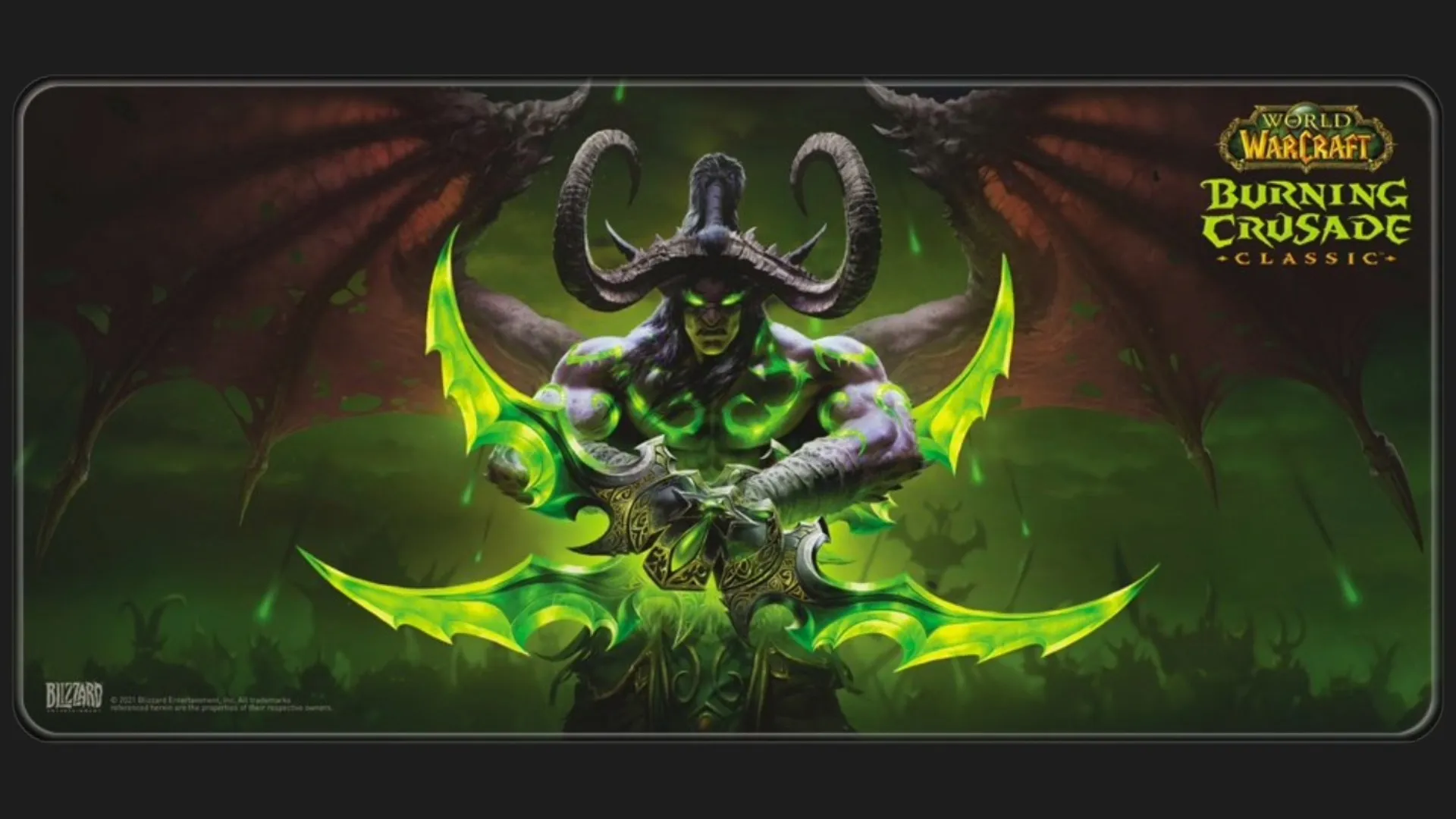 Коврик для мыши Blizzard WORLD OF WARCRAFT Burning Crusade, Illidan, XL
