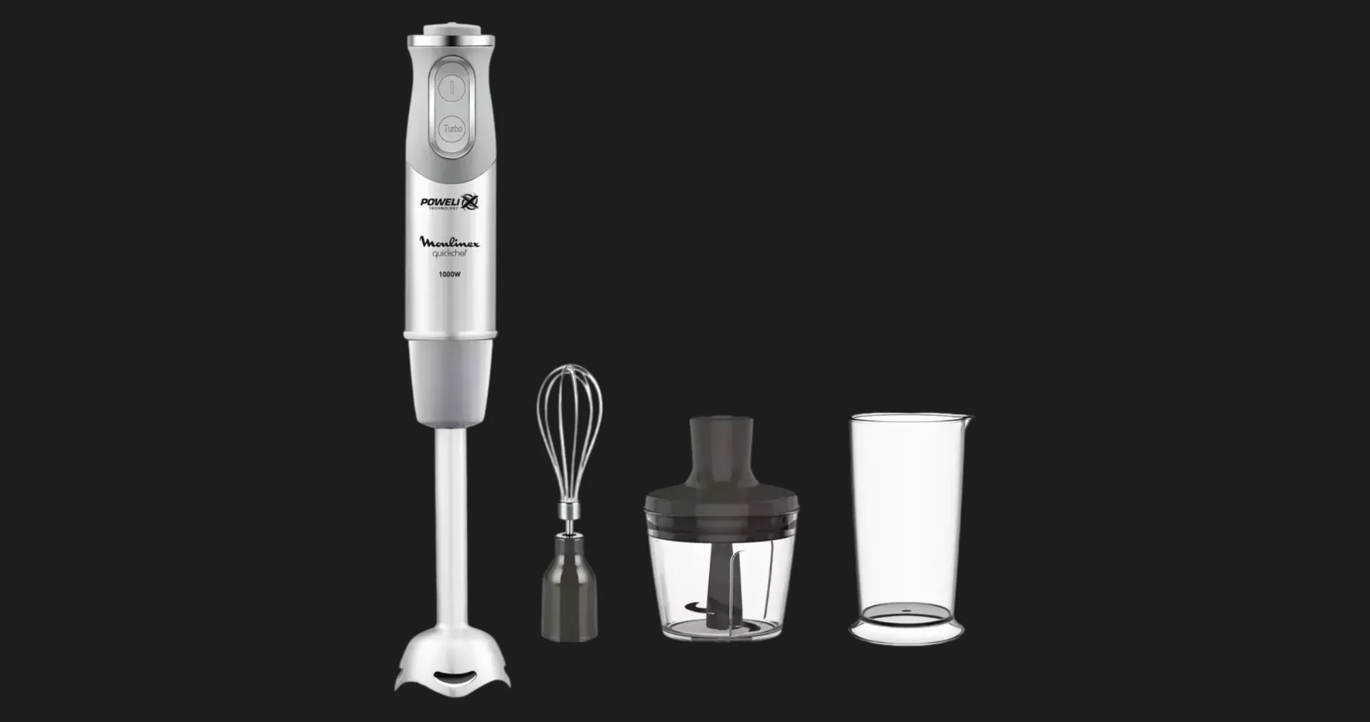 Блендер занурювальний Moulinex (Silver) (UA)