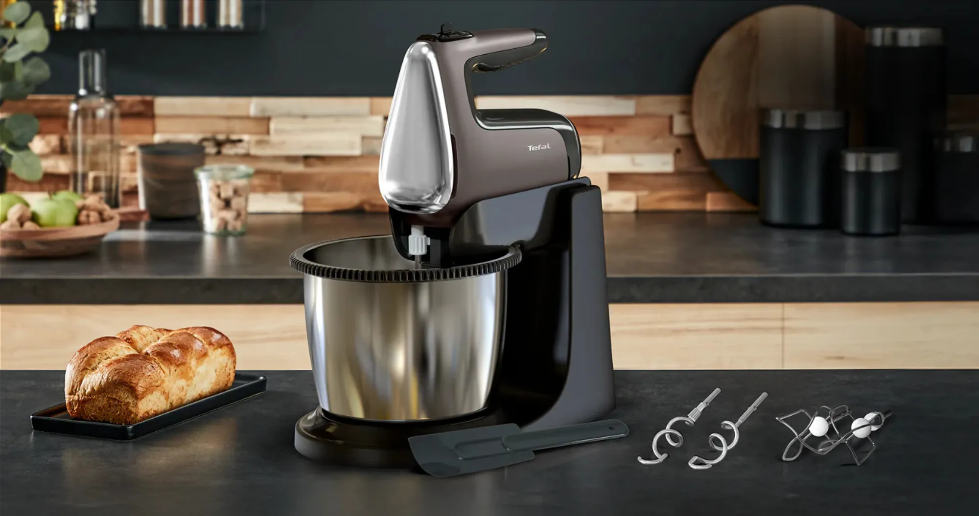 Планетарний міксер Tefal (Black)