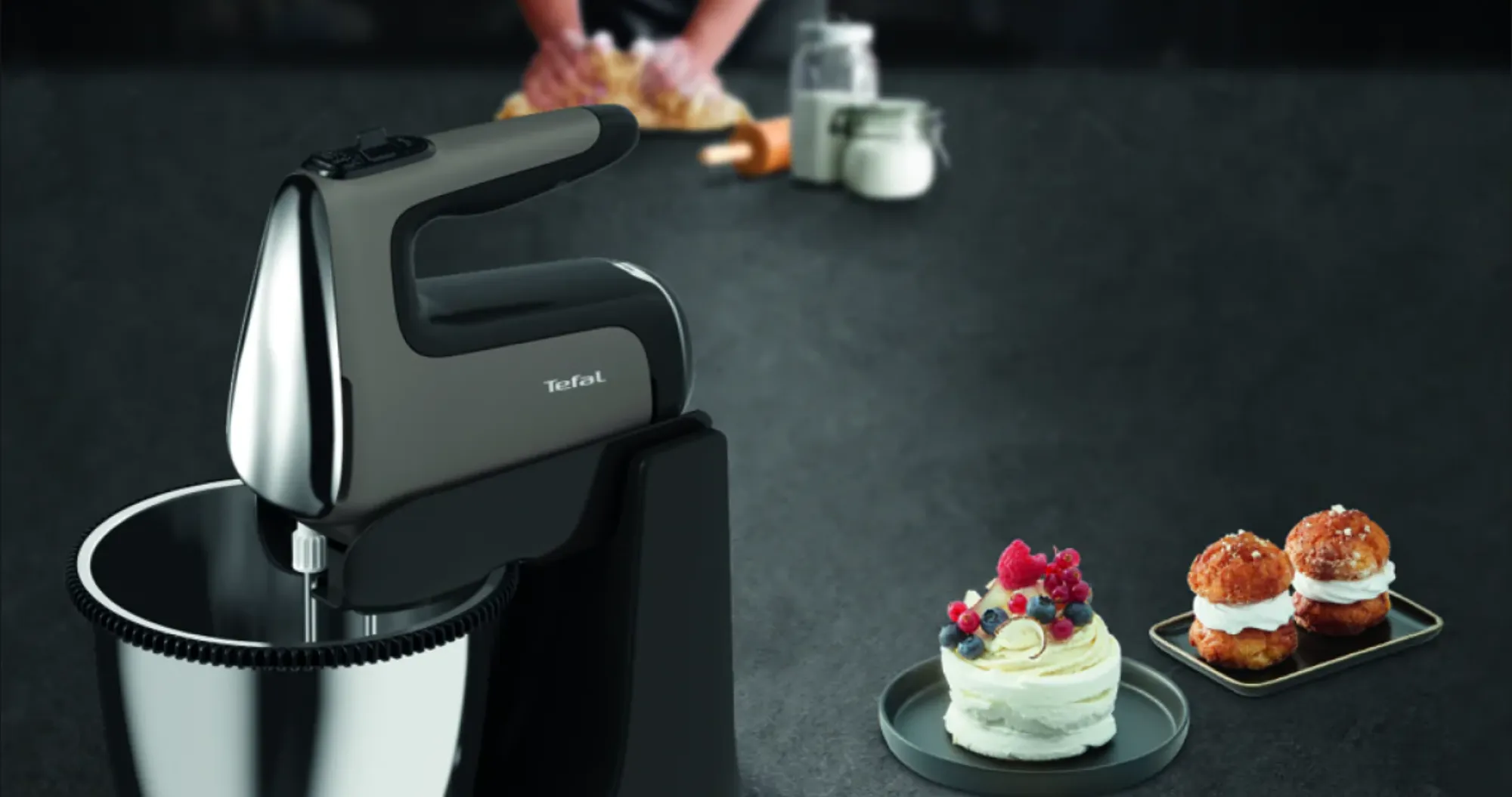 Планетарний міксер Tefal (Black)