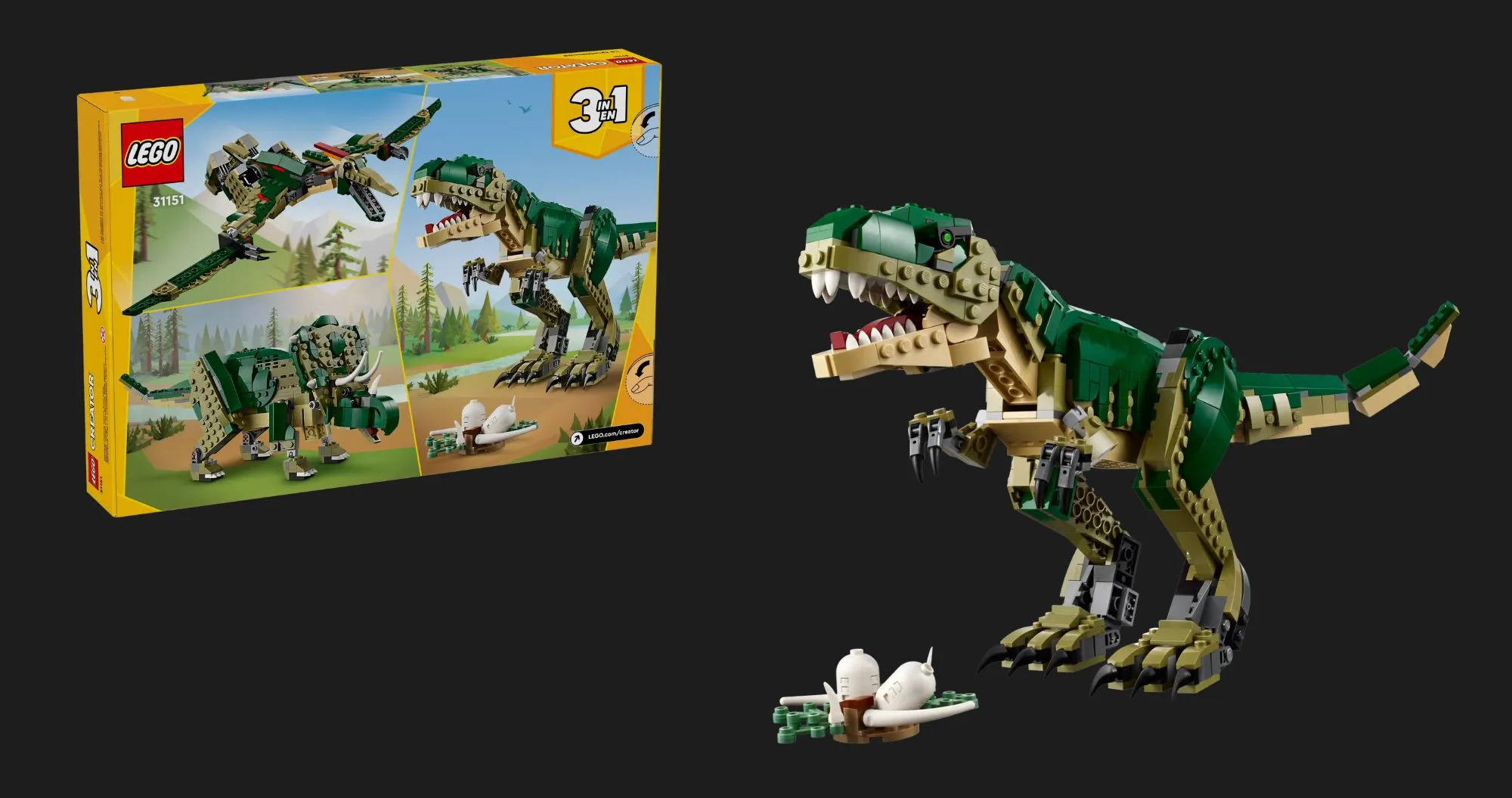 Конструктор LEGO Creator Тиранозавр (31151)