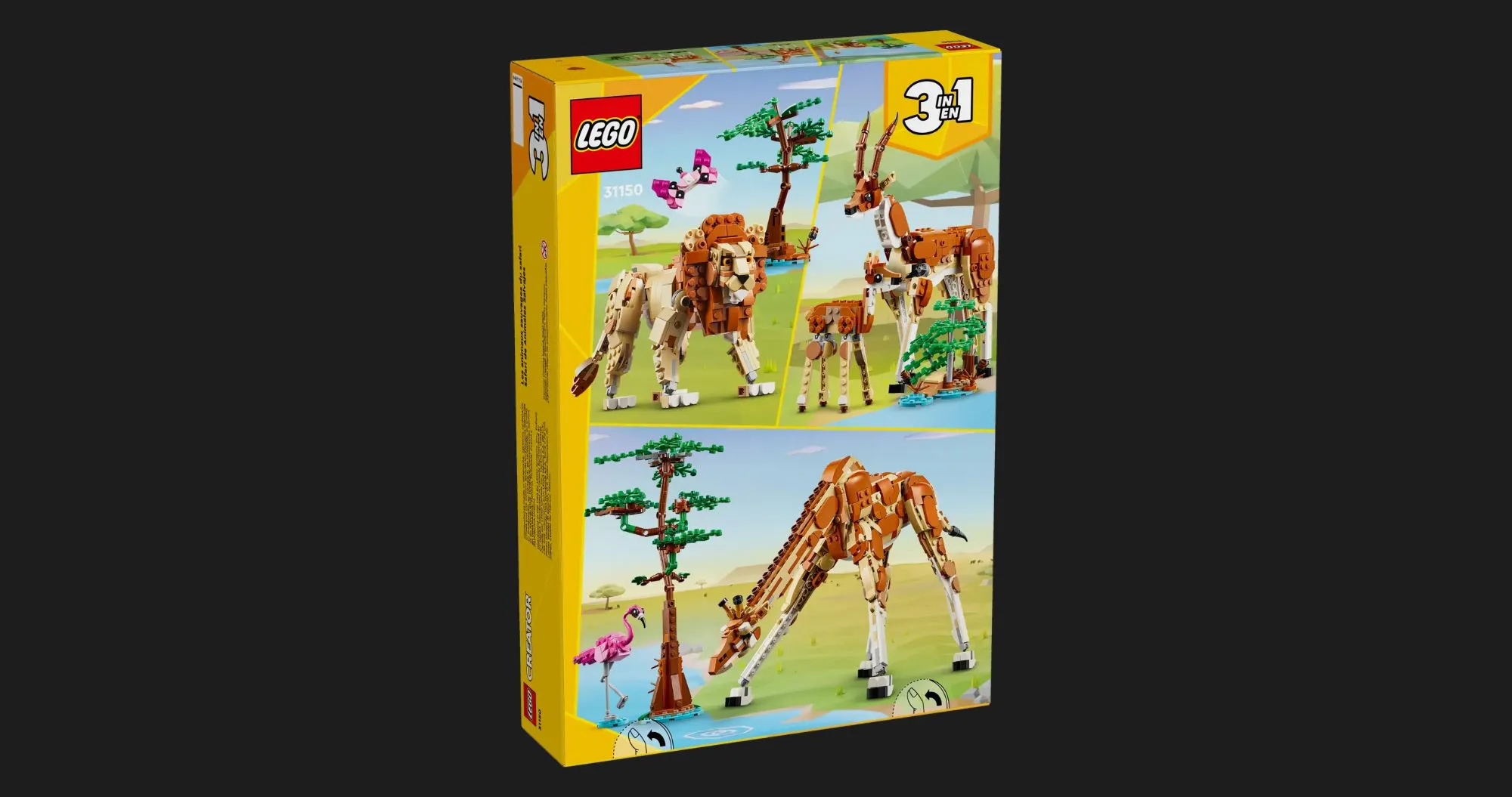 Конструктор LEGO Creator Дикі тварини сафарі (31150)
