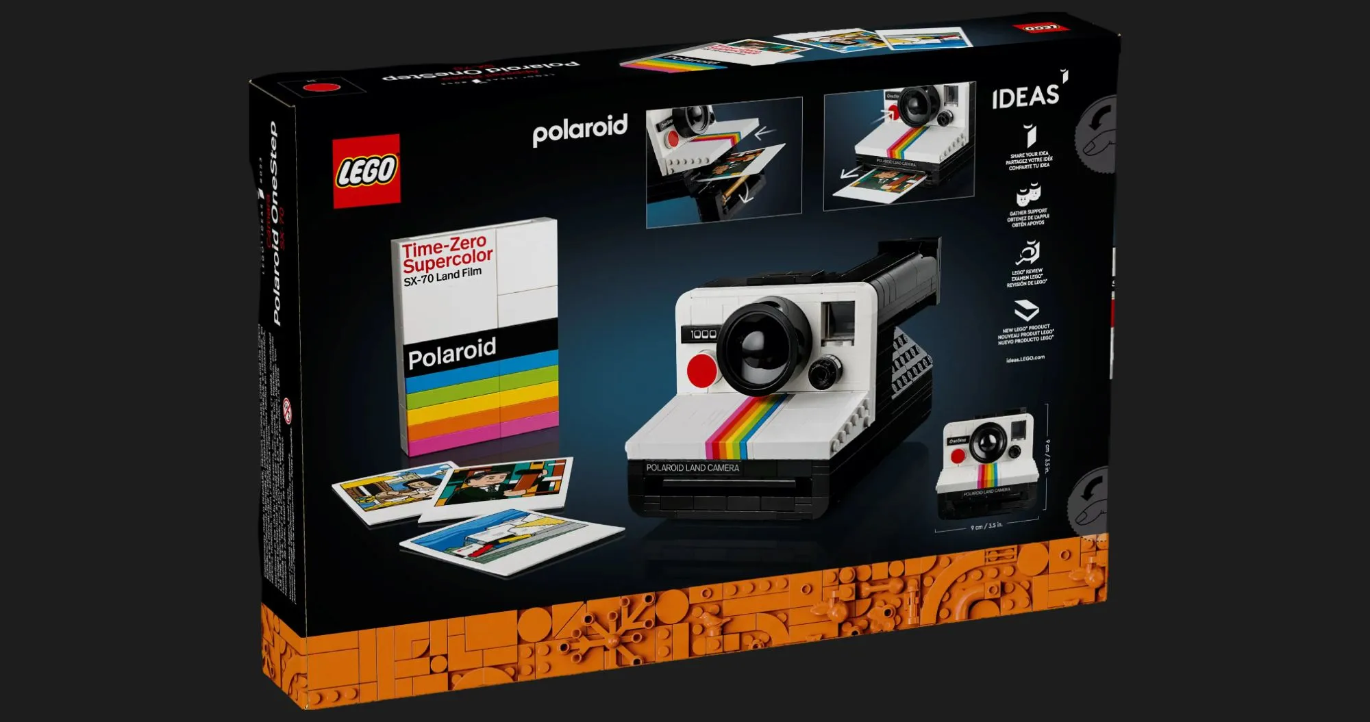 Конструктор LEGO Ideas Фотоапарат Polaroid OneStep SX-70 (21345)