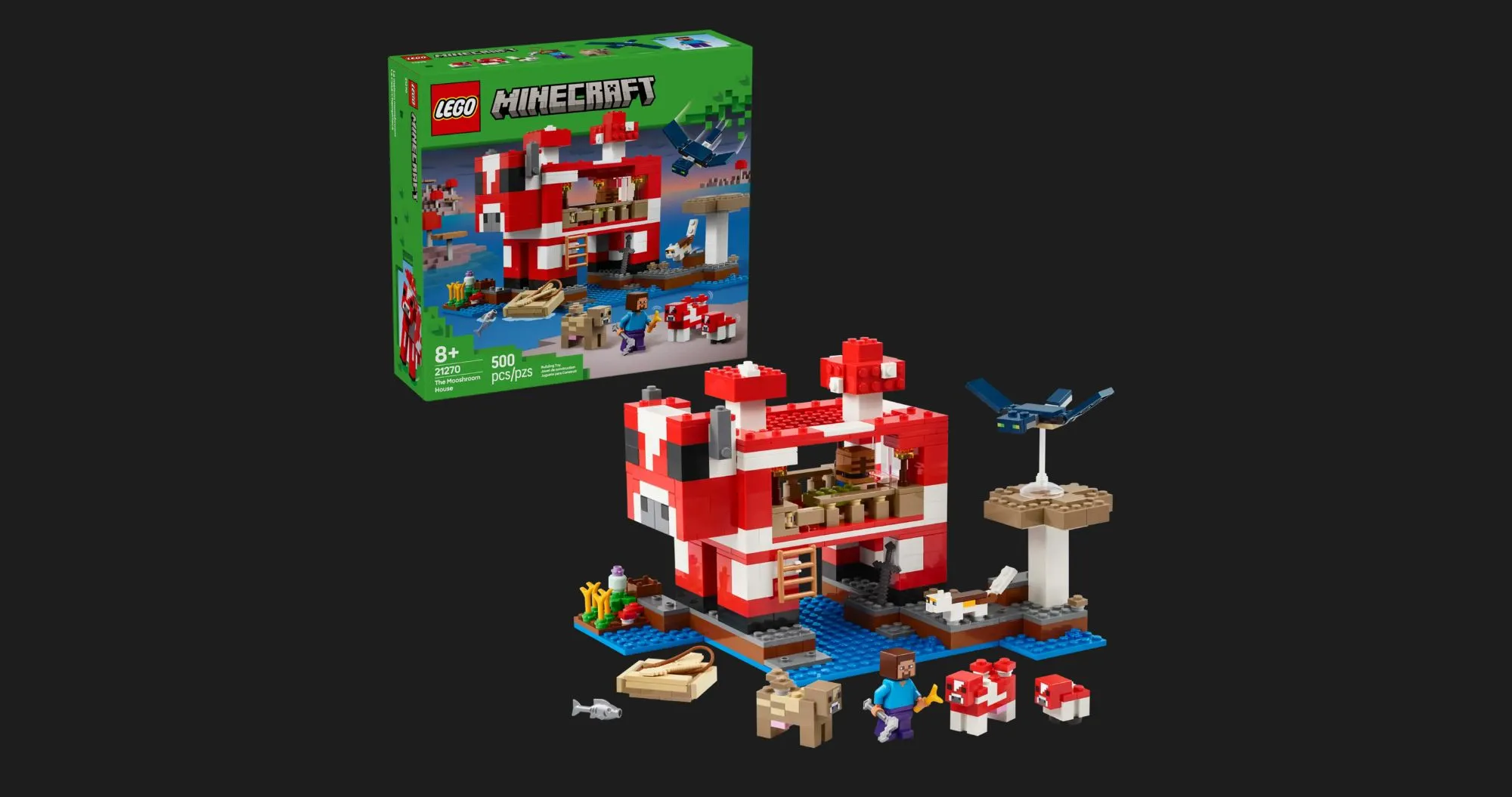 Конструктор LEGO Minecraft Грибний будинок (21270)