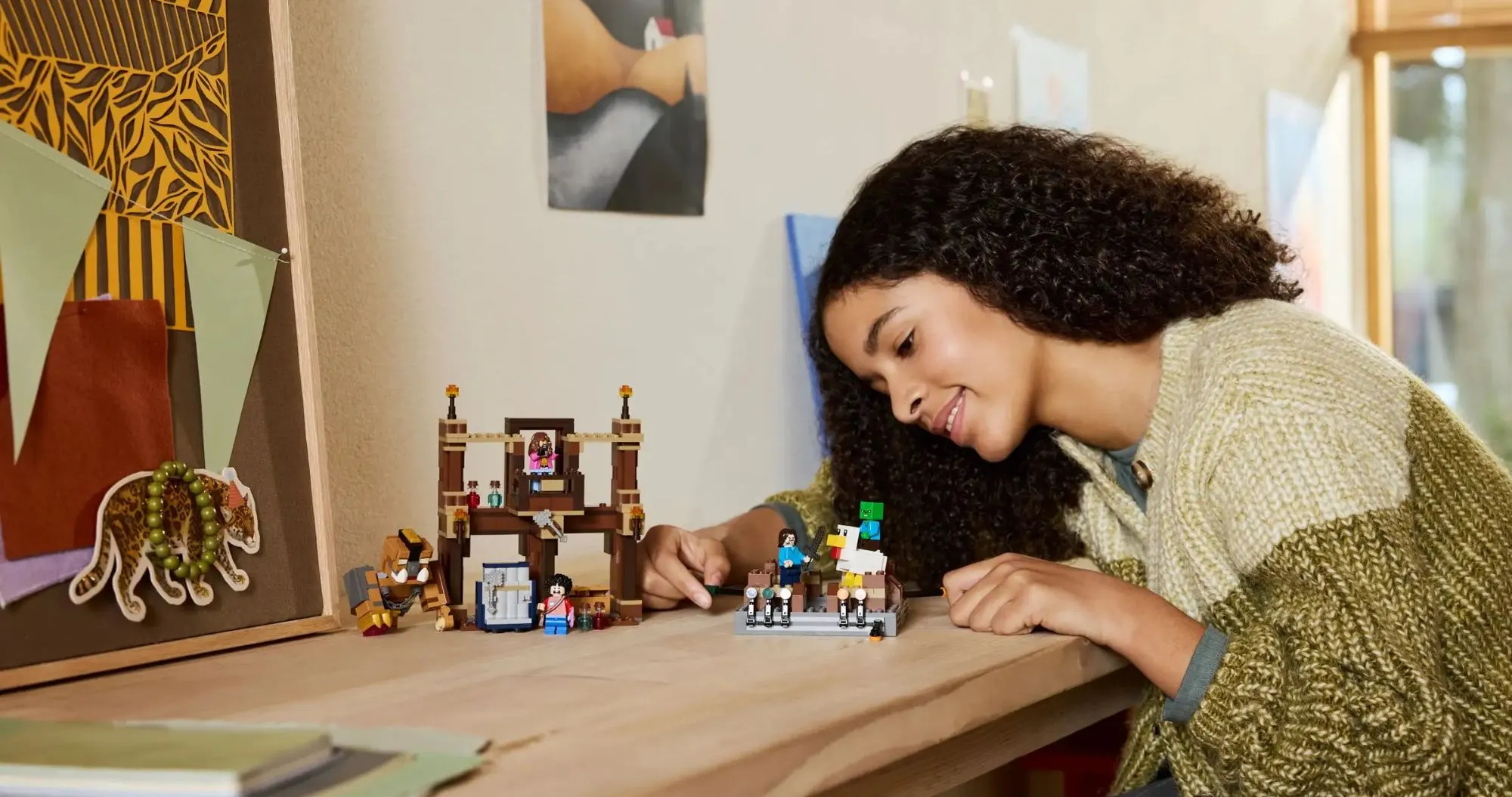 Конструктор LEGO Minecraft Woodland Mansion Fighting Ring (21272)