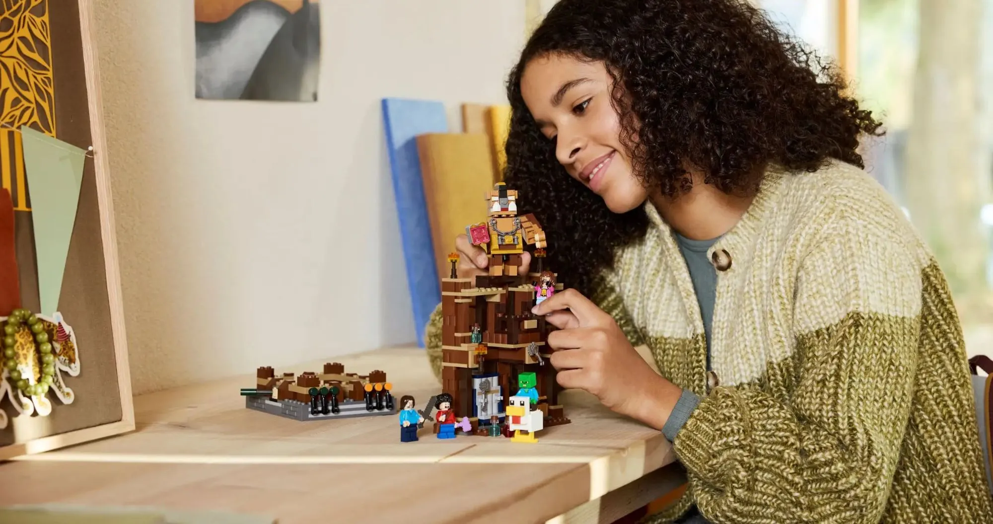 Конструктор LEGO Minecraft Woodland Mansion Fighting Ring (21272)