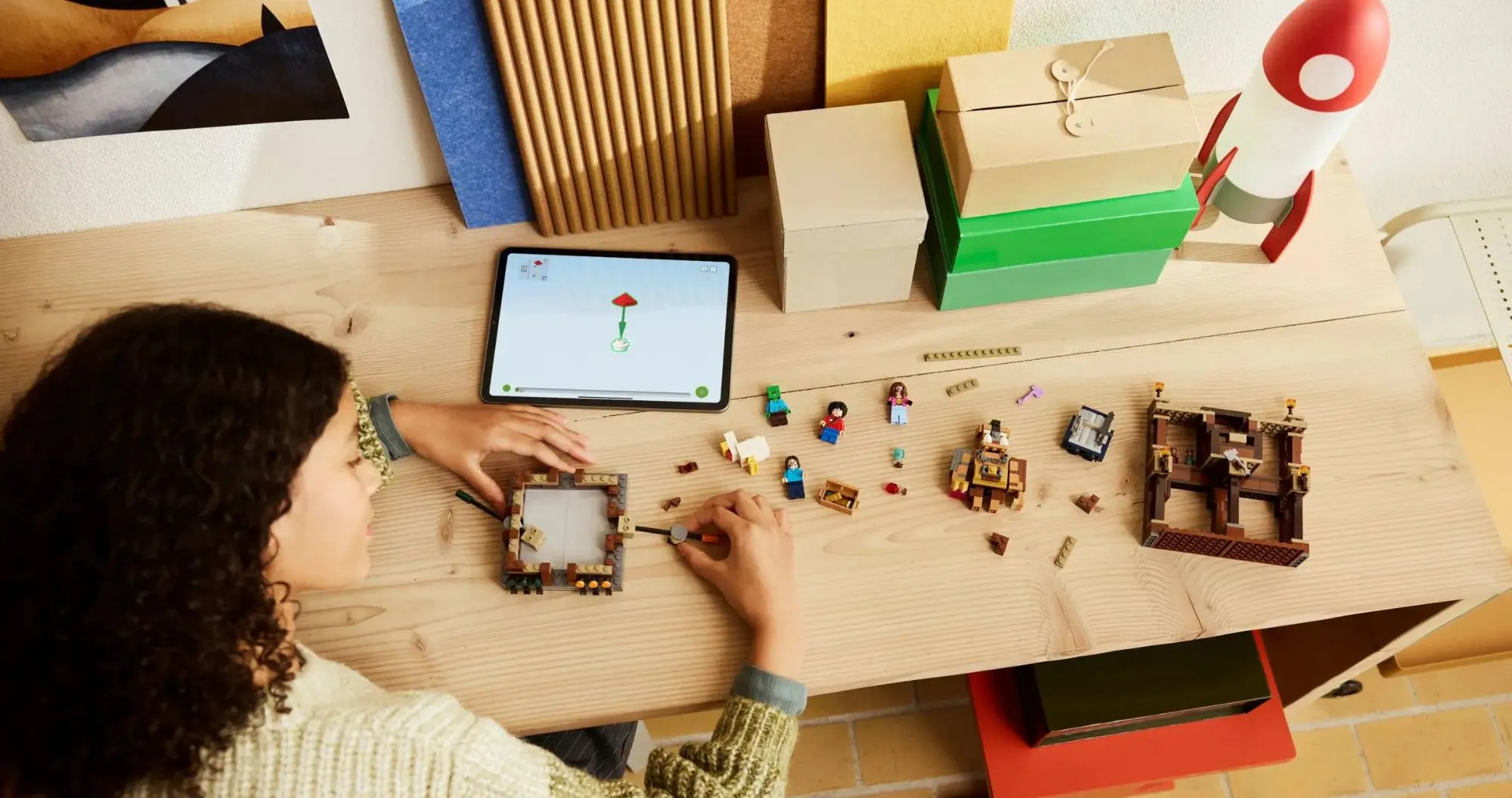 Конструктор LEGO Minecraft Woodland Mansion Fighting Ring (21272)