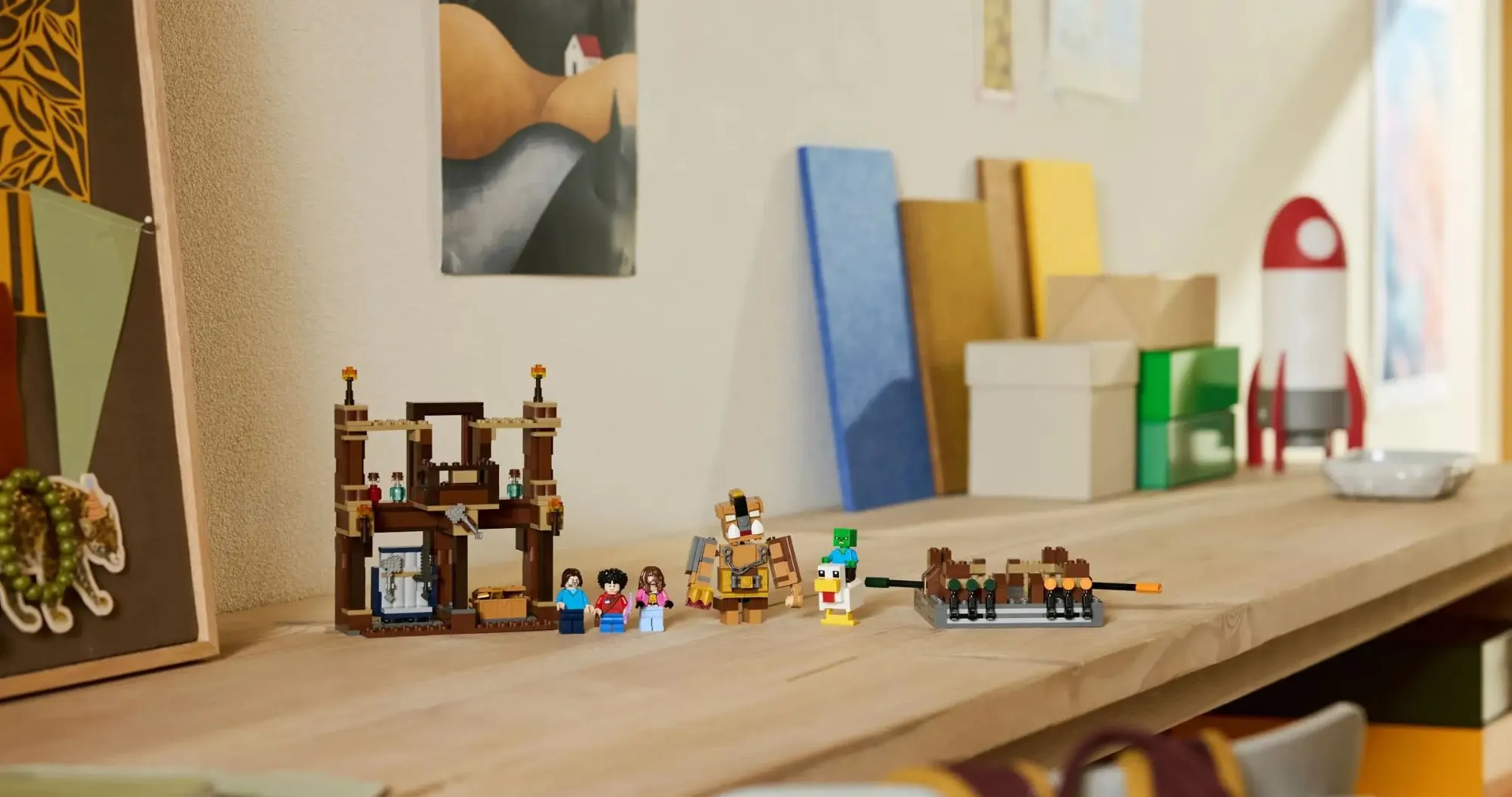 Конструктор LEGO Minecraft Woodland Mansion Fighting Ring (21272)