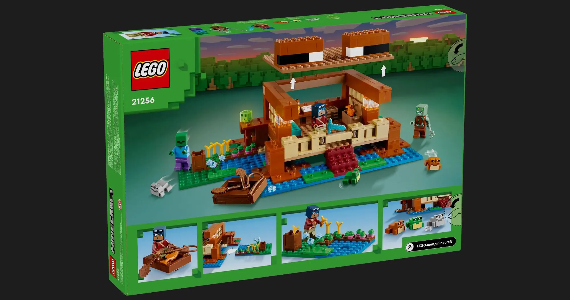 Конструктор LEGO Minecraft Будинок у формі жаби (21256)
