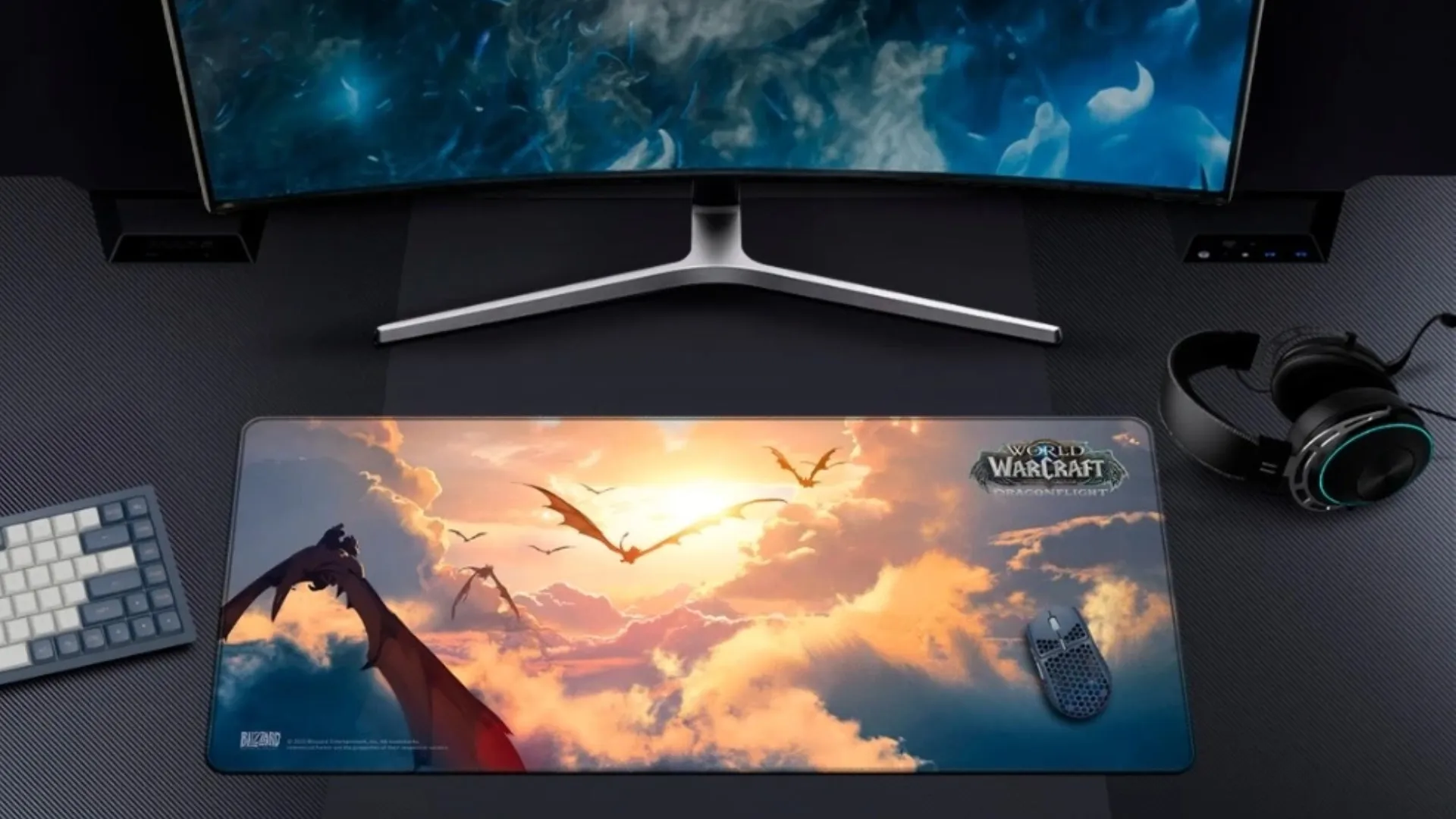 Коврик для мыши Blizzard WORLD OF WARCRAFT Dragonflight Clouds, XL
