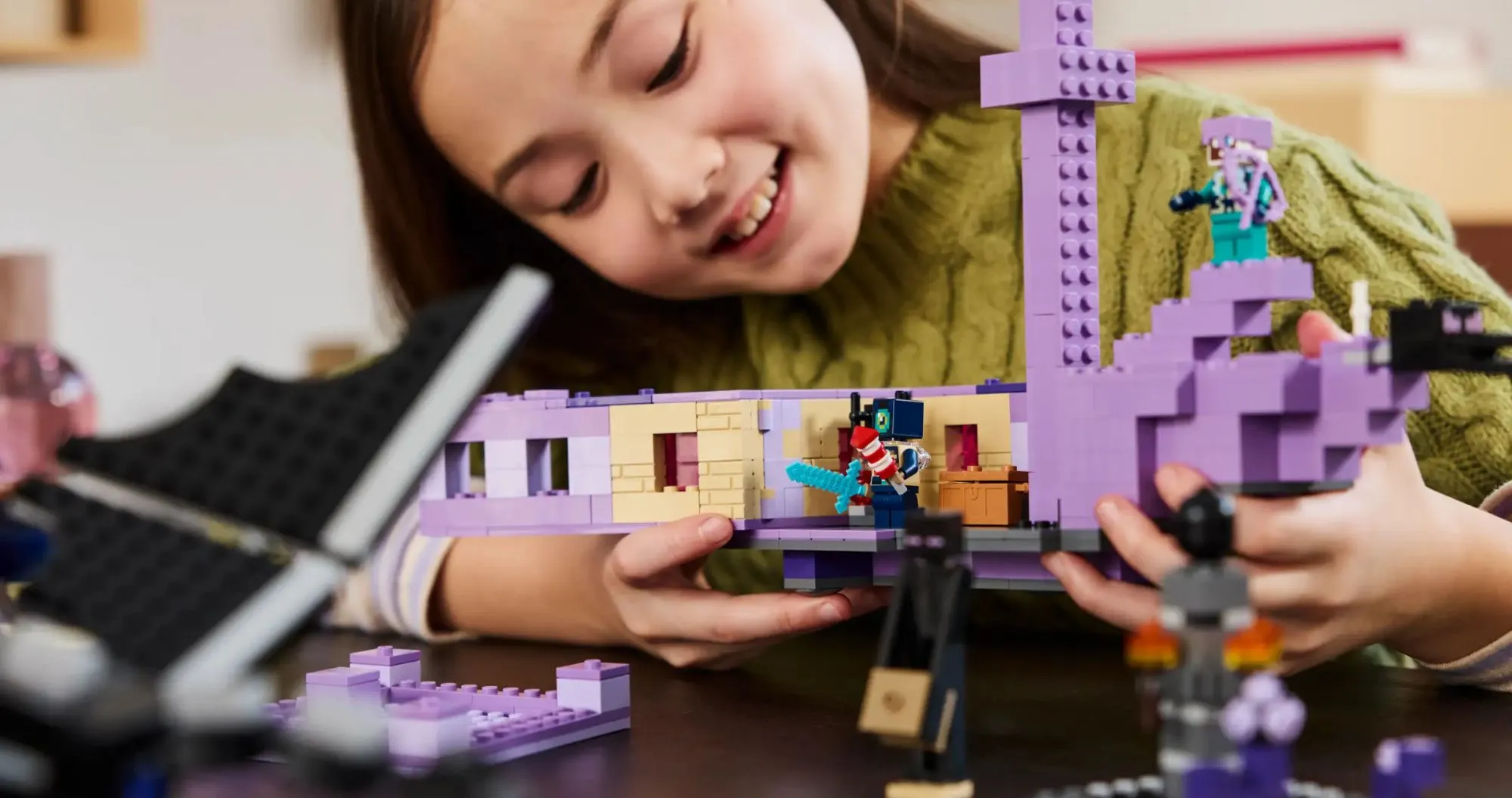 Конструктор LEGO Minecraft The Ender Dragon and End Ship (21264)