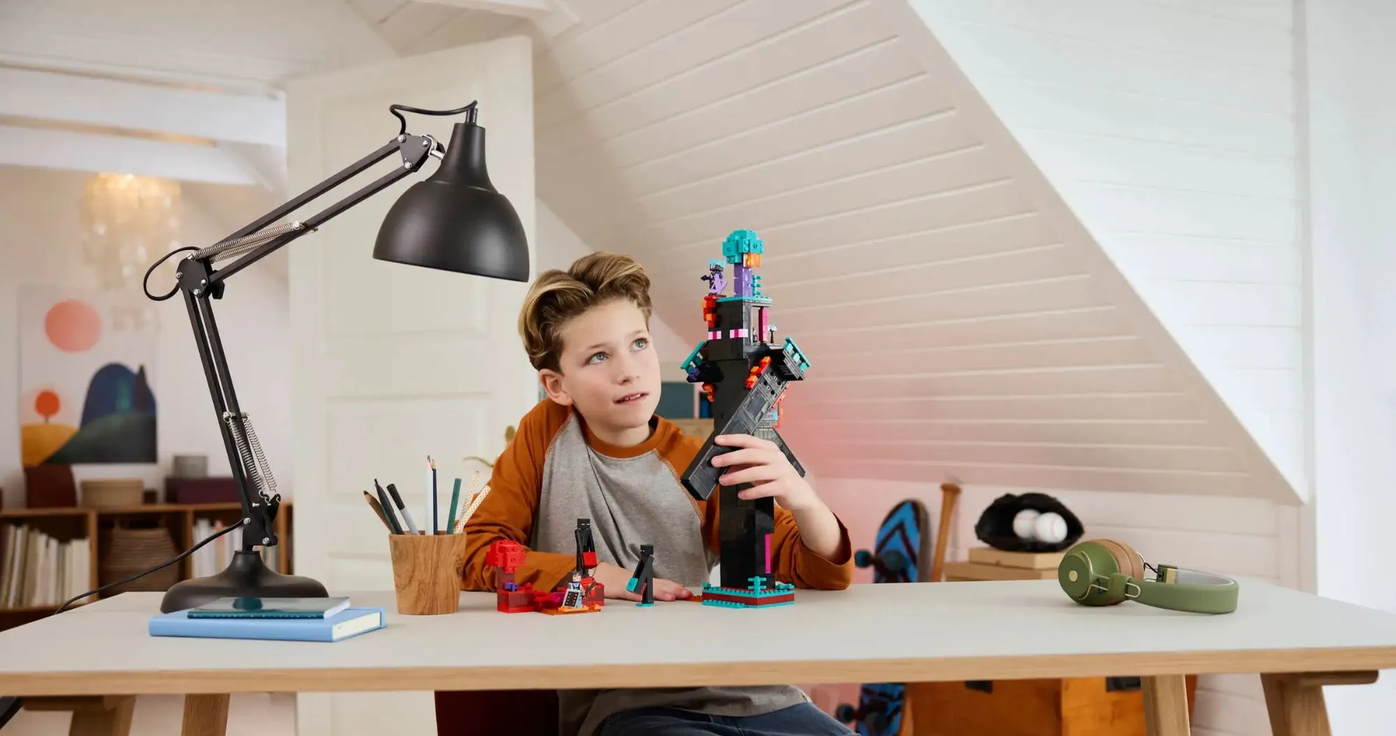 Конструктор LEGO Minecraft The Enderman Tower (21279)