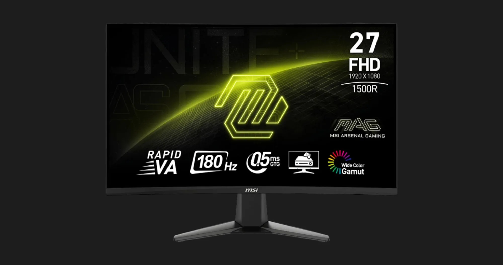 Игровой монитор MSI 27&quot; VA 180Hz MAG 27C6F (UA)