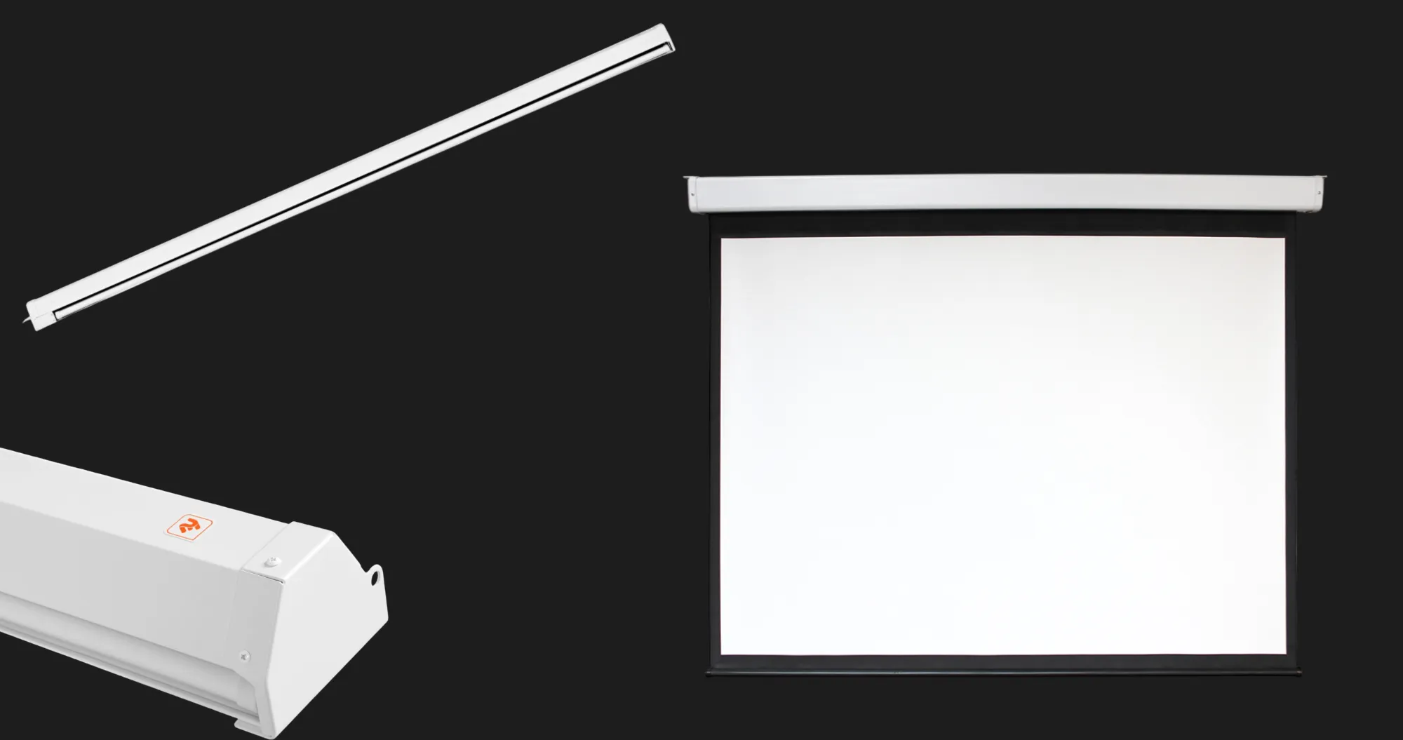 Экран моторизованный 2E 150&quot; 4:3 300x220cм MW (UA)