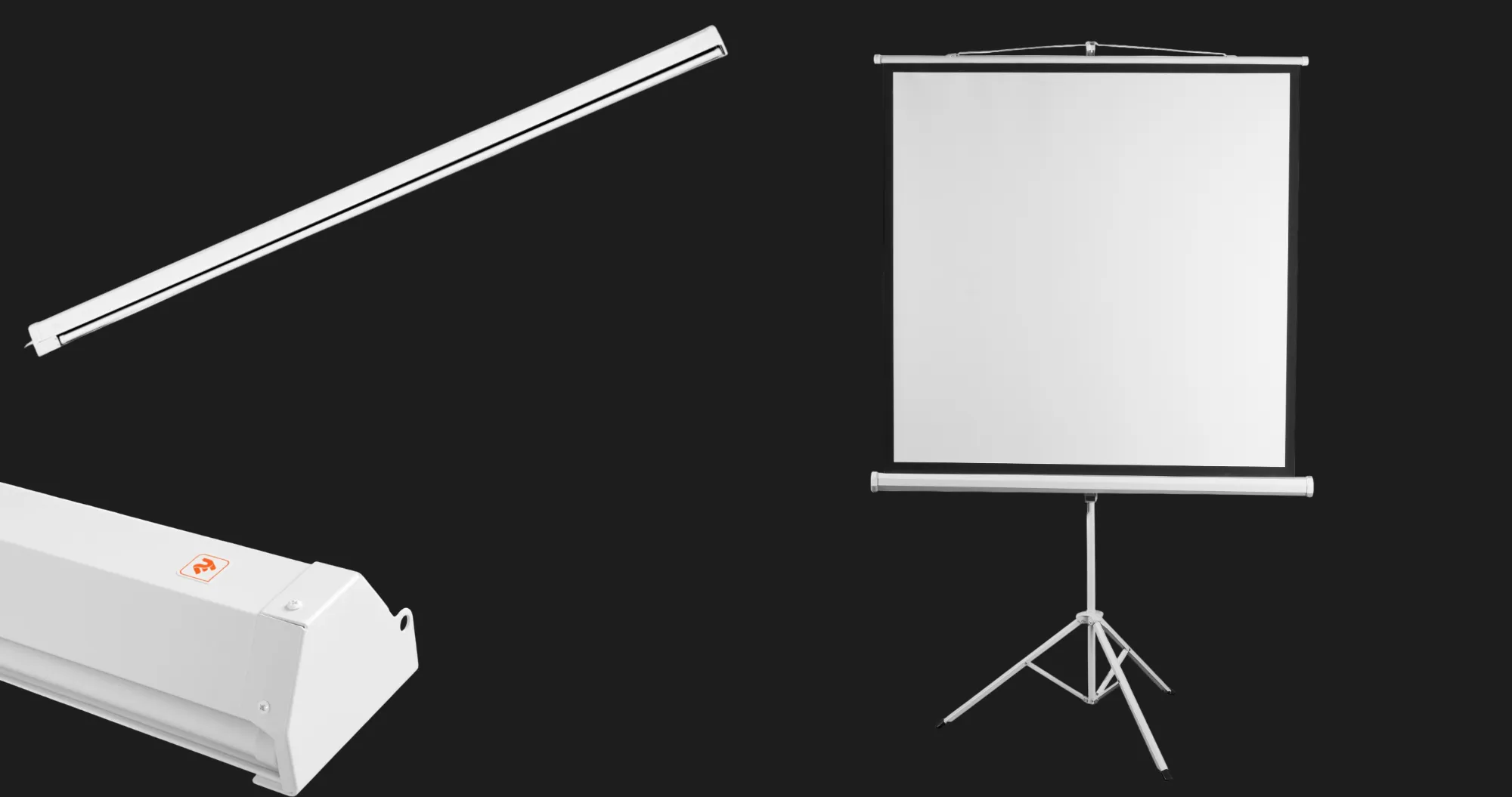 Экран на треноге 2E 80&quot; 1:1 145x145cм MW (UA)