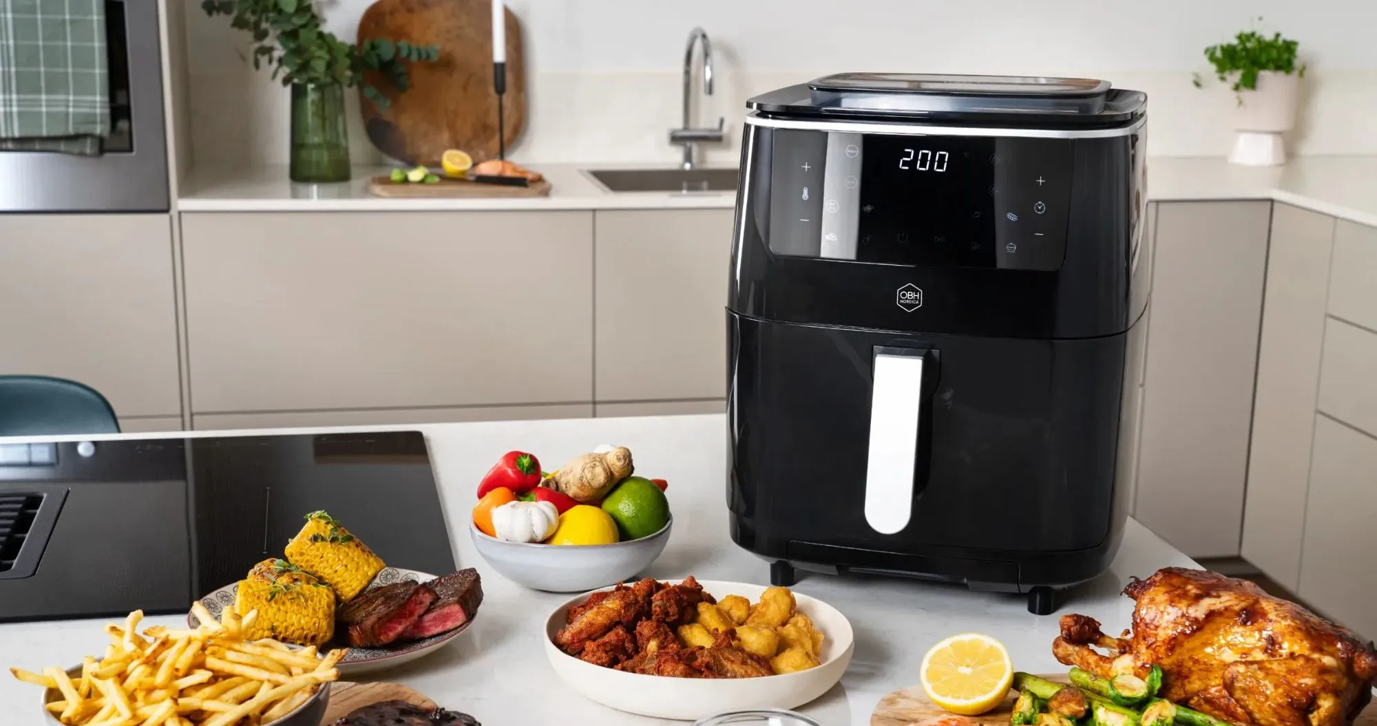 Мультипіч Tefal OBH NORDICA Easy Fry&amp;Steam (Black) (UA)