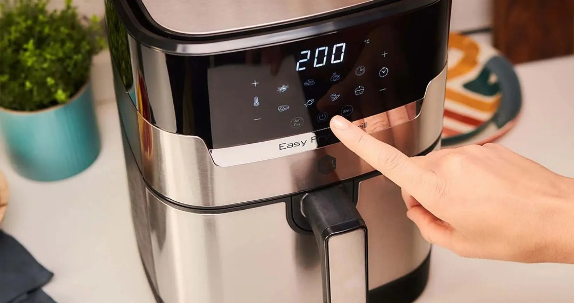 Мультипечь Tefal OBH NORDICA Easy Fry&Grill DIGITAL (Steel/Black) (UA)