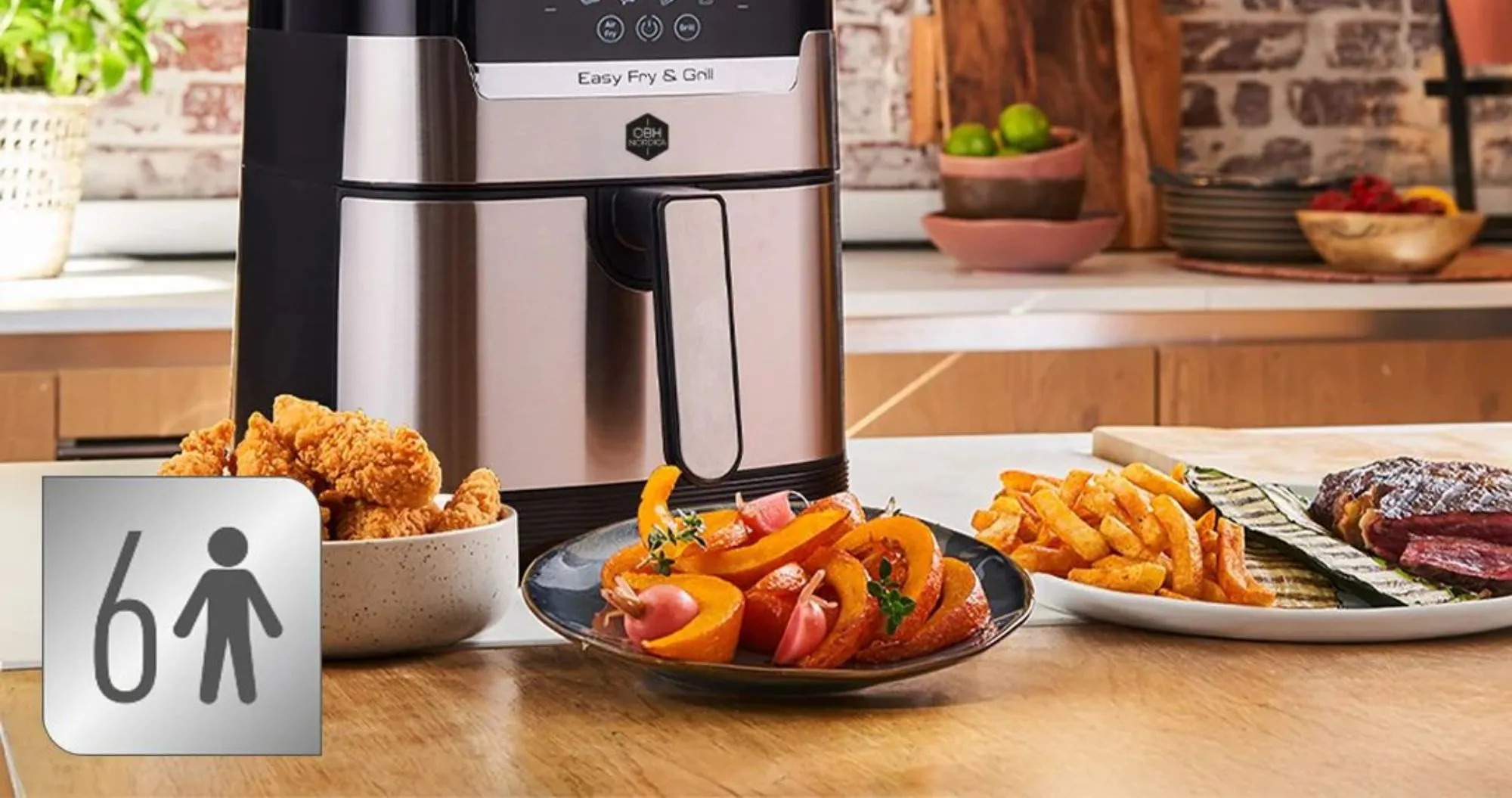 Мультипіч Tefal OBH NORDICA Easy Fry&Grill DIGITAL (Steel/Black) (UA)