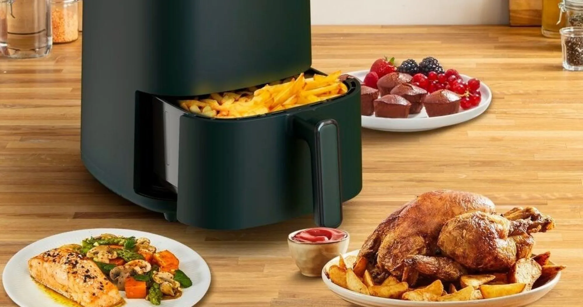 Мультипіч Tefal Easy Fry Max (Dark Green) (UA)