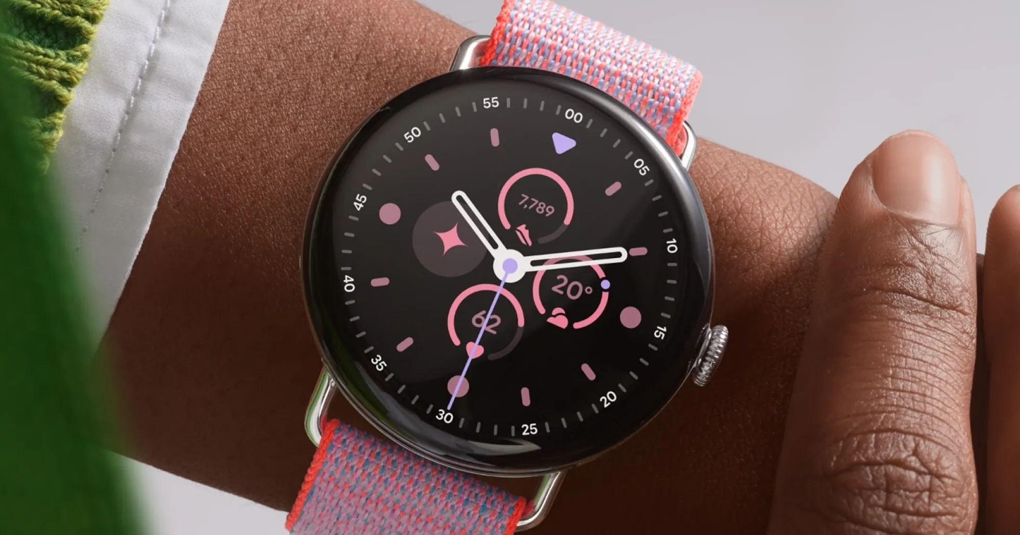 Смарт-часы Google Pixel Watch 4 41mm Champagne Gold Aluminum Case / Lemongrass Active Band