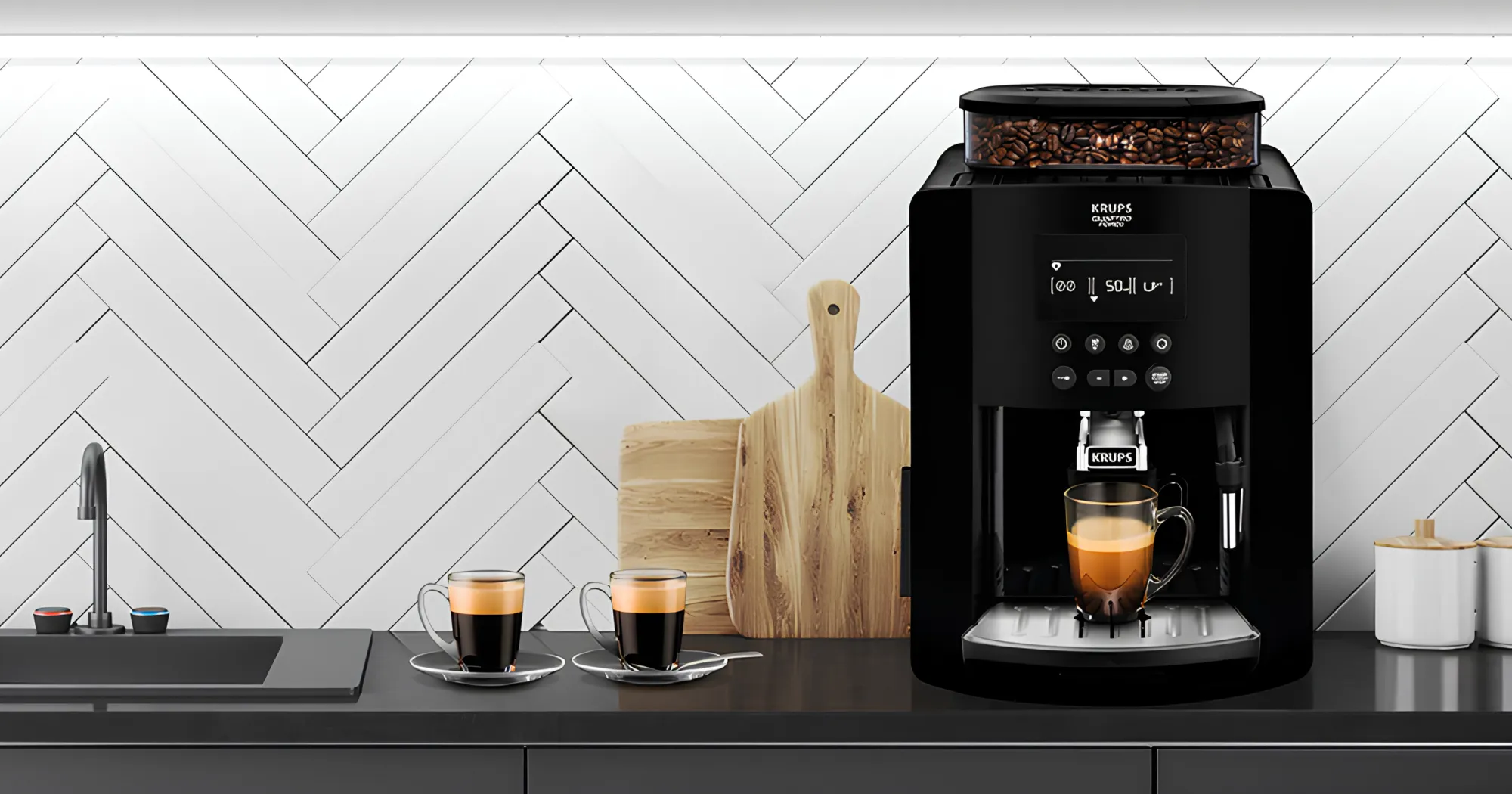 Кофемашина Krups Arabica (Black) (UA)