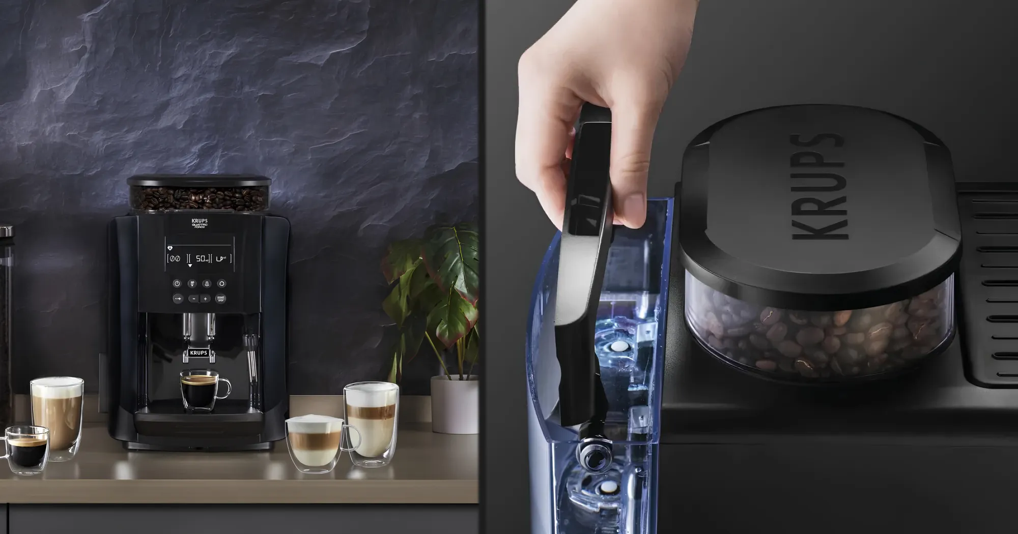 Кофемашина Krups Arabica (Black) (UA)