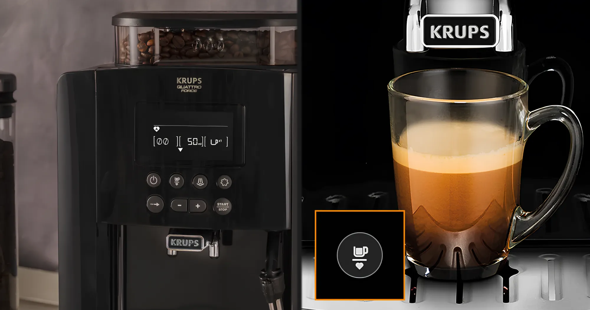 Кофемашина Krups Arabica (Black) (UA)