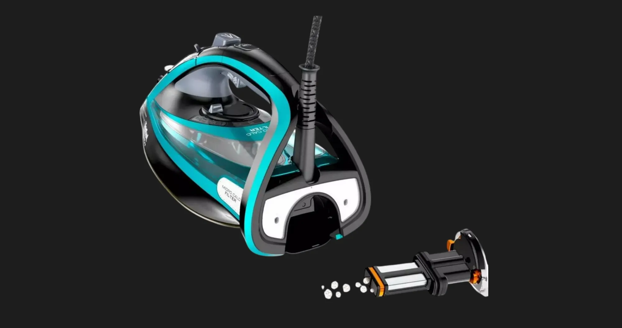 Утюг Tefal FV9844E0 (Black/Turquoise) (UA)