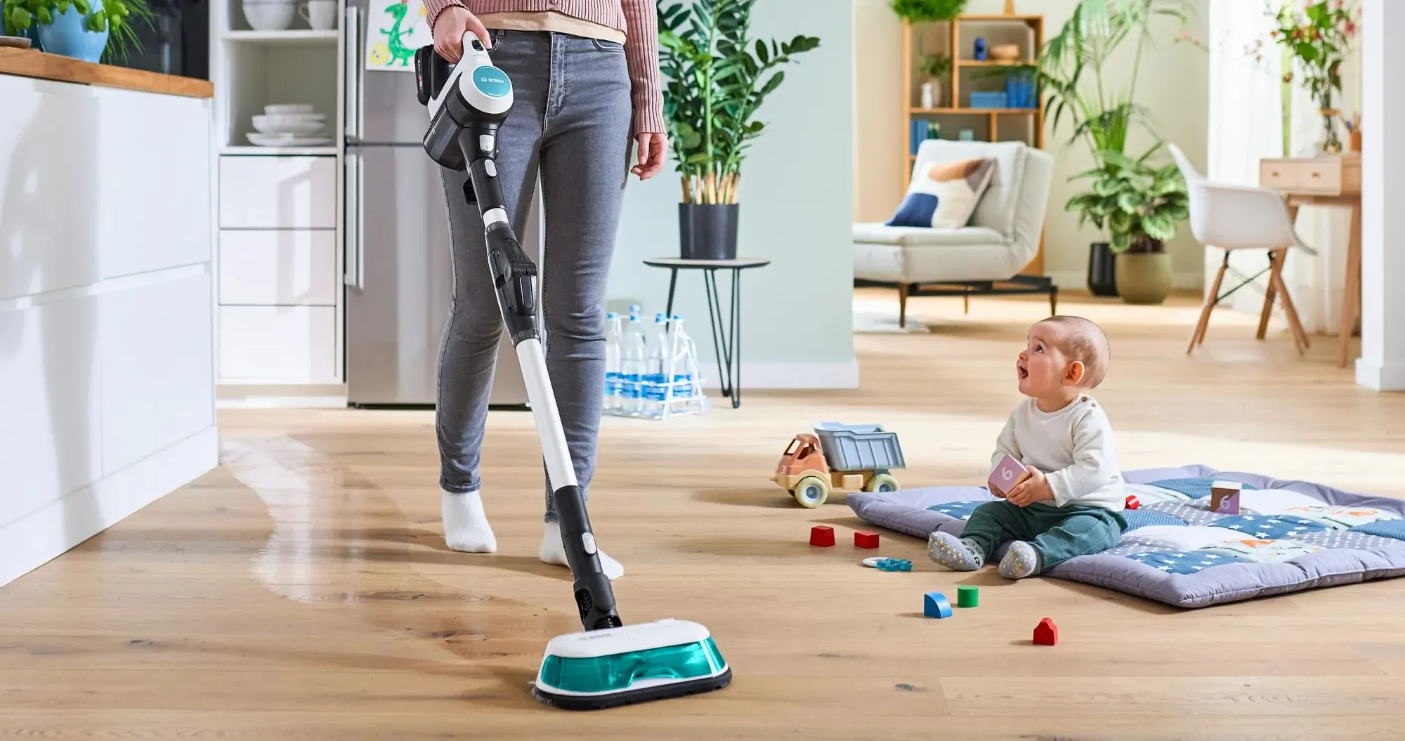 Акумуляторний пилосос Bosch Unlimited 7 ProHygienic Aqua (BCS71HYG2) (UA)