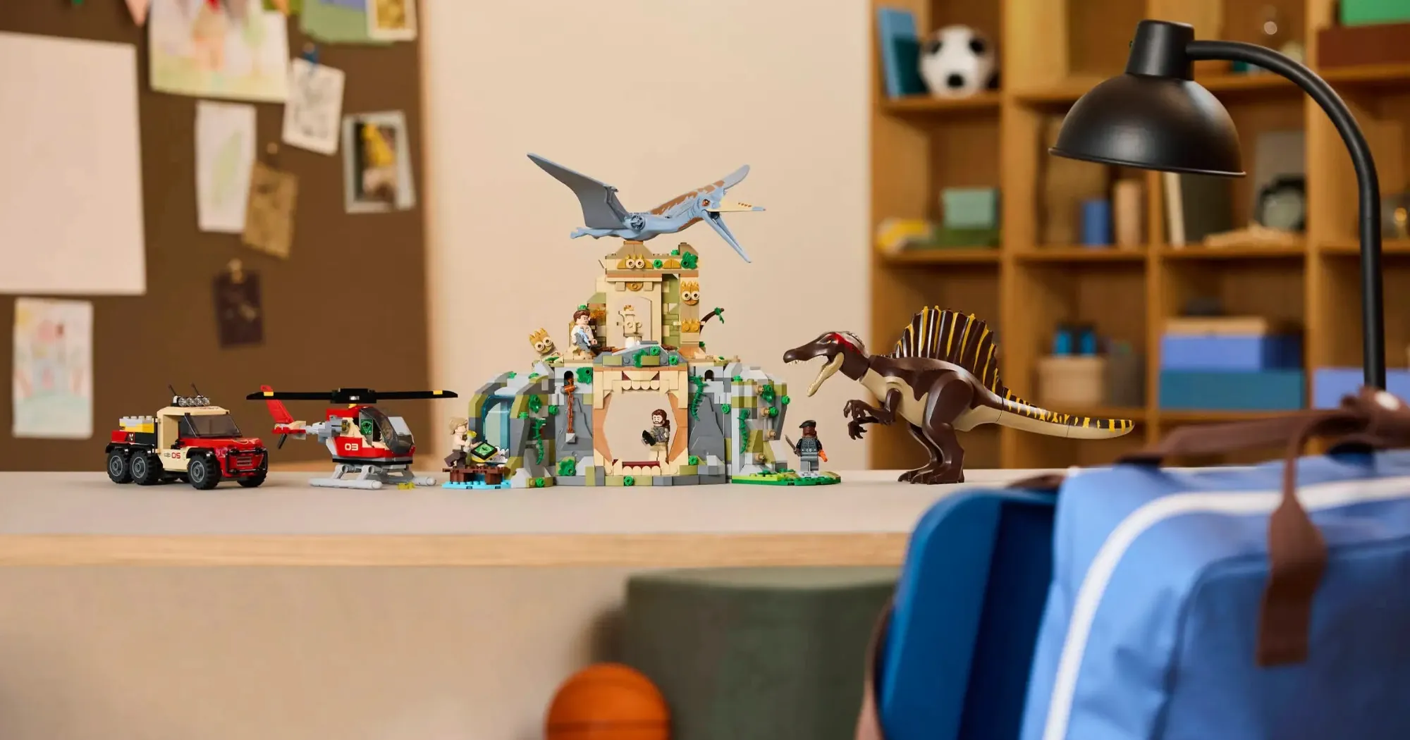 Конструктор LEGO Jurassic World Spinosaurus &amp; Quetzalcoatlus Air Mission (76976)