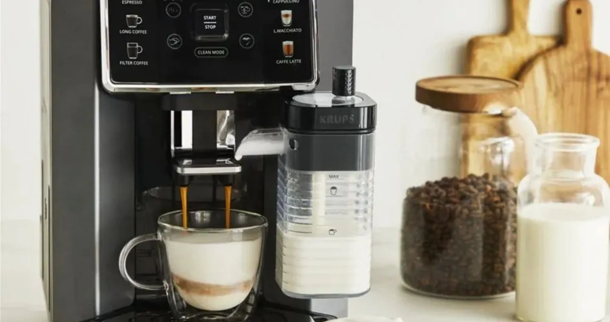 Кавомашина Krups Sensation Milk (Black) (EA912B10) (UA)