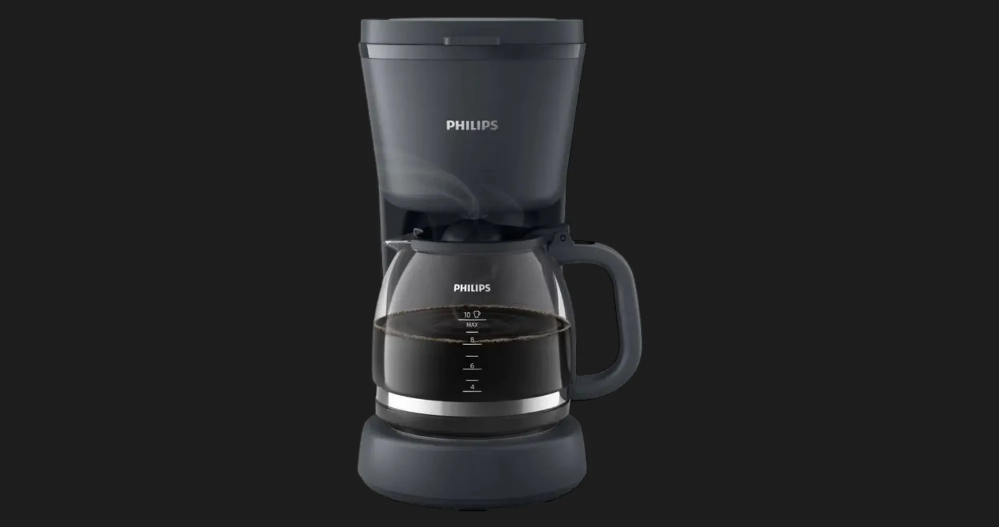 Кофеварка капельная Philips Essentials Collection (Black) (HD7430/90) (UA)