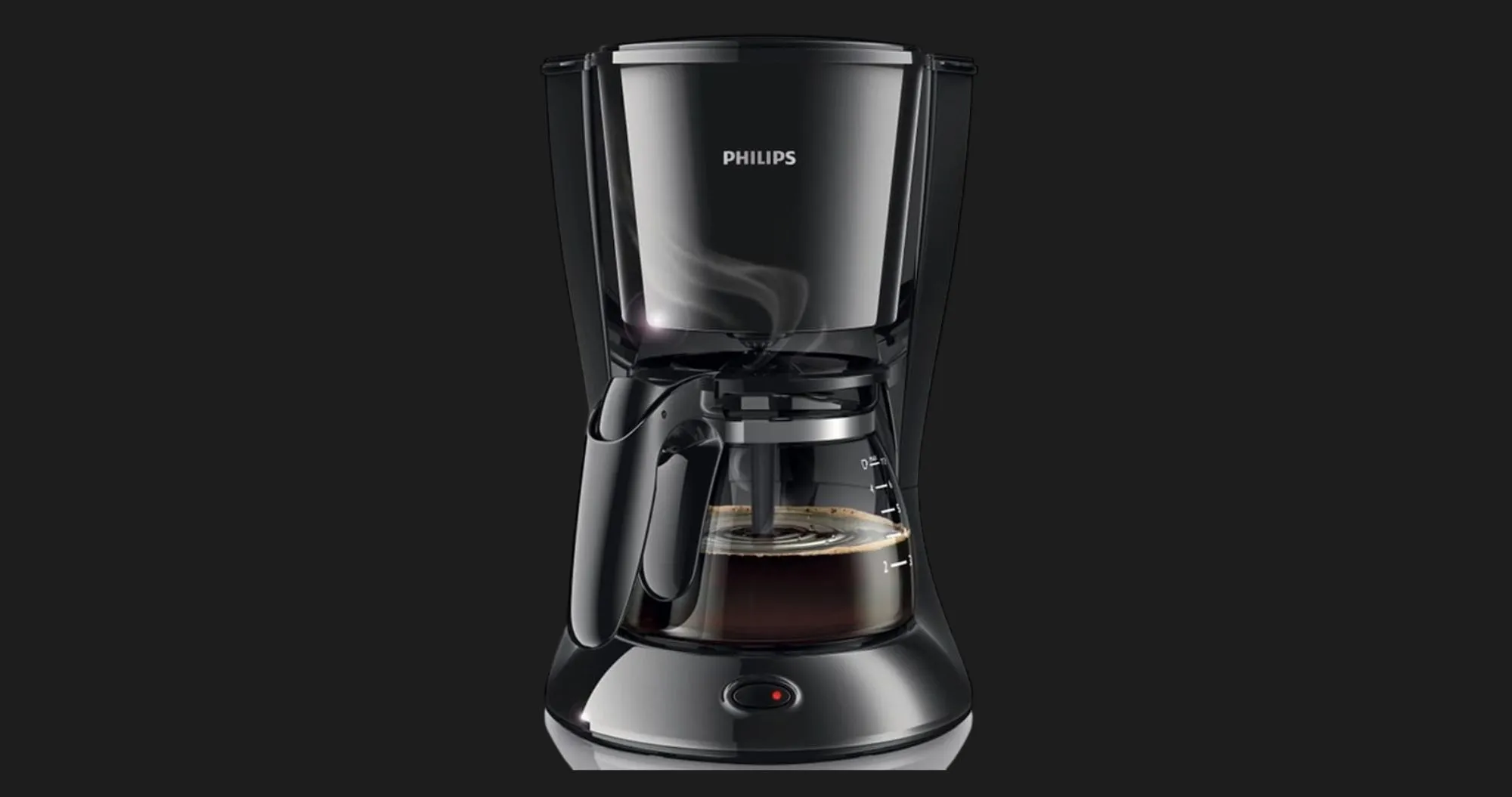 Кавоварка крапельна Philips Daily Collection (Black) (HD7432/20) (UA)