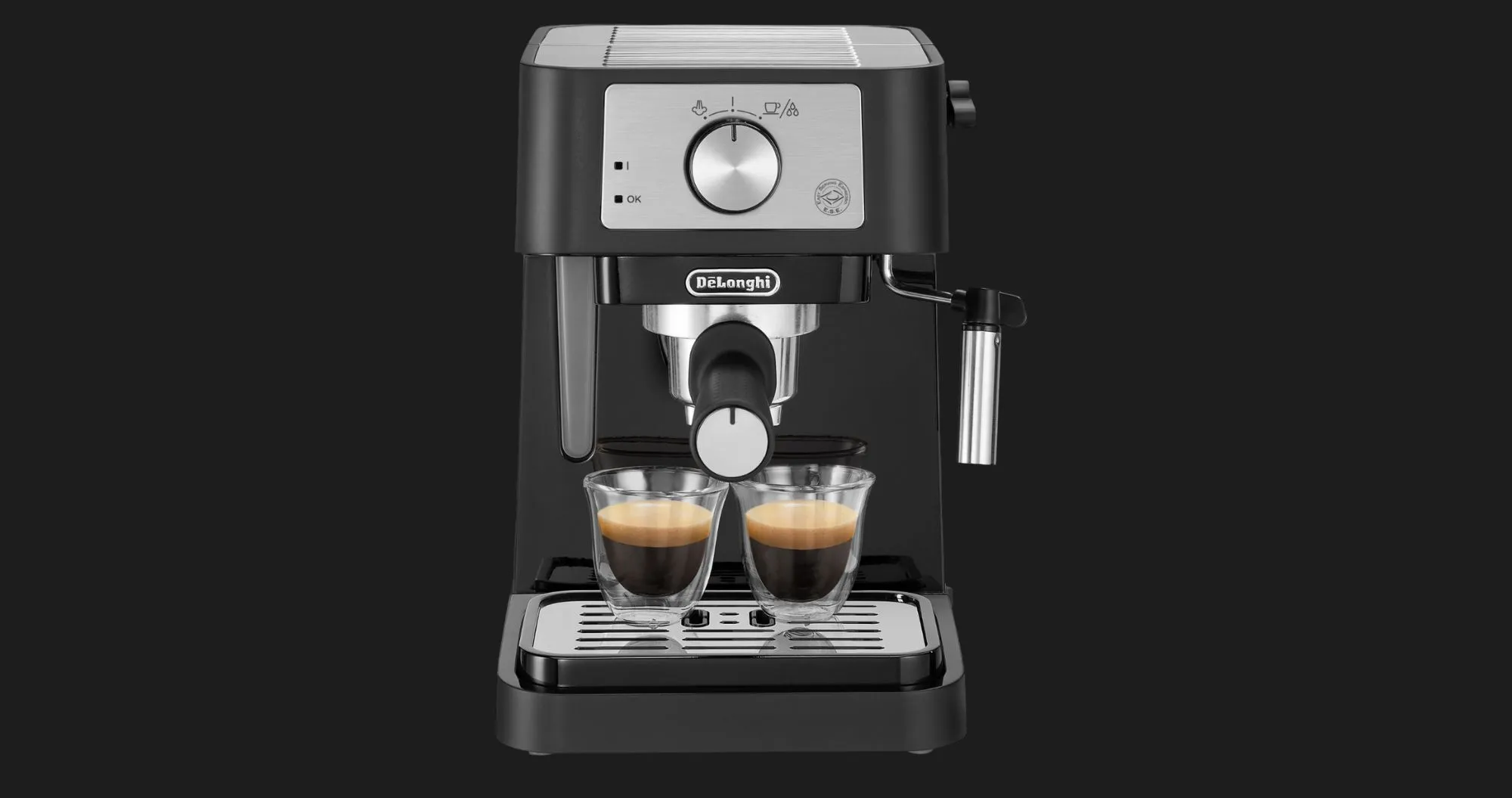 Ріжкова кавоварка DeLonghi Stilosa (Black) (EC260BK) (UA)