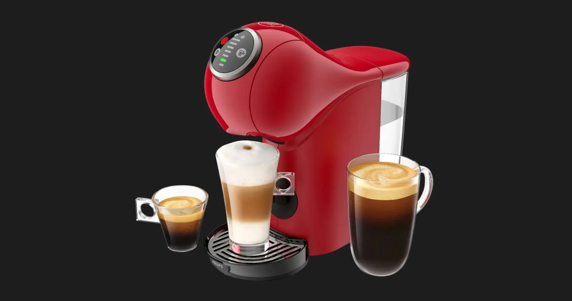 Кавоварка капсульна Krups Genio S Plus (Red) (KP340510) (UA)