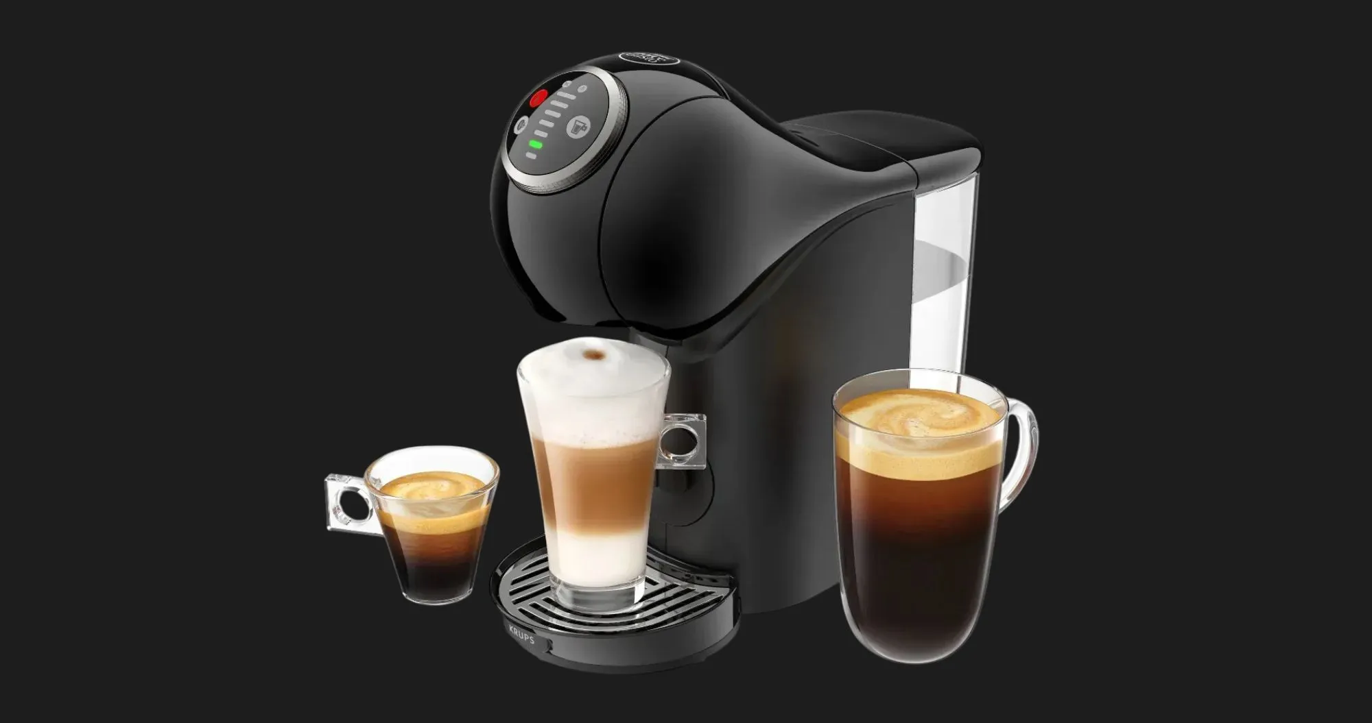 Кофеварка капсульная Krups Genio S Plus (Black) (KP340810) (UA)