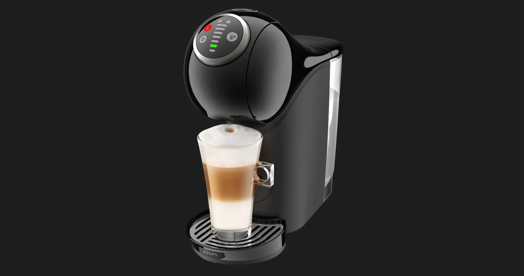 Кофеварка капсульная Krups Genio S Plus (Black) (KP340810) (UA)