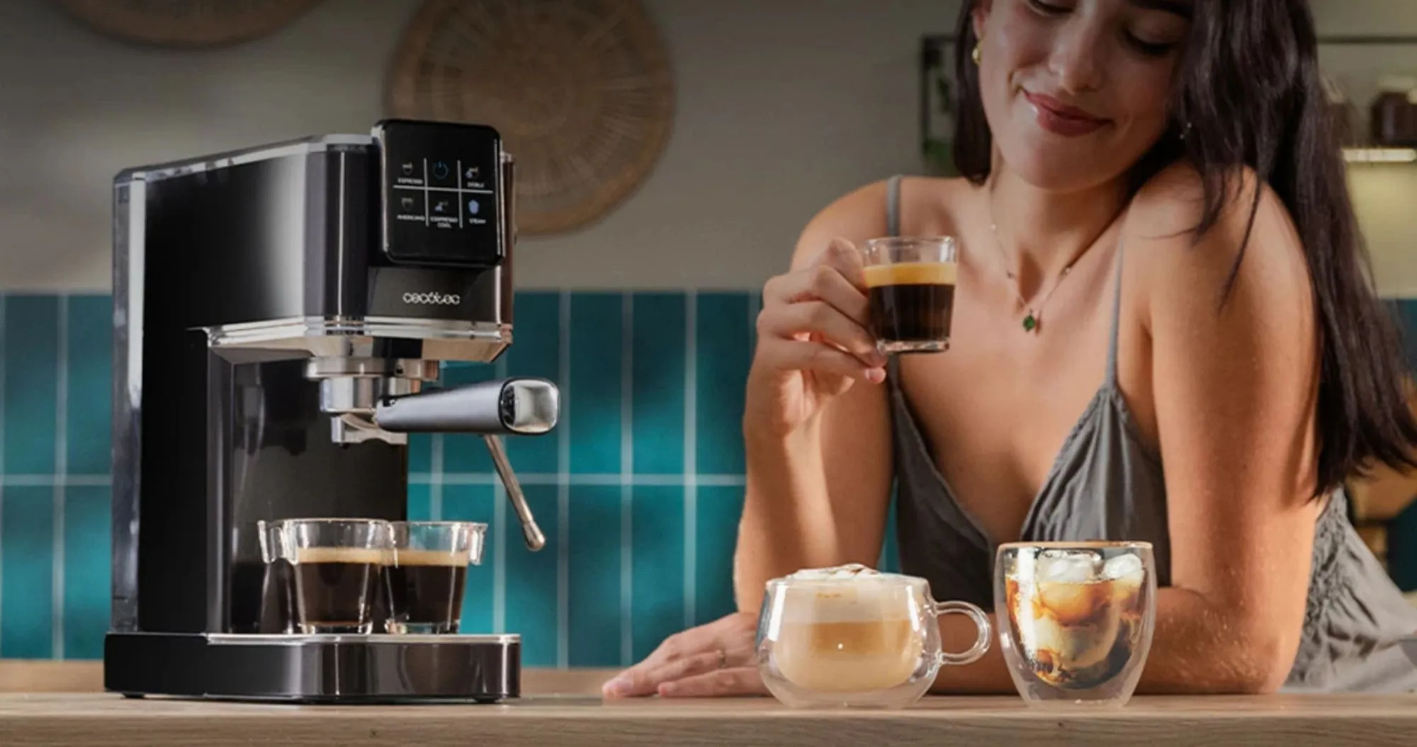 Рожковая кофеварка Cecotec Cafelizzia ColdBrew (Black) (CCTC-00270) (UA)