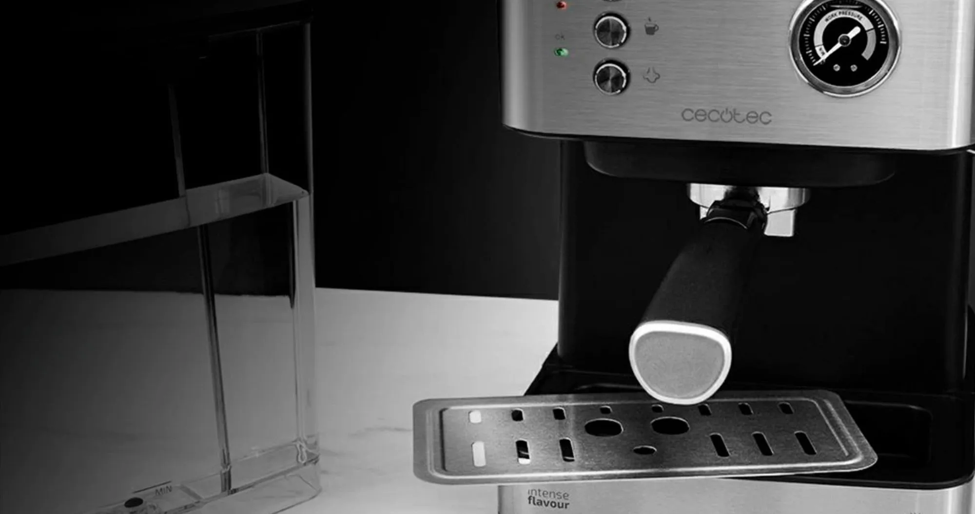 Ріжкова кавоварка Cecotec Cumbia Power Espresso 20 Professional (Silver) (CCTC-01556)