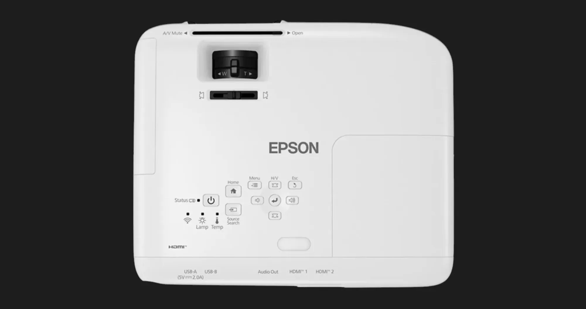 Проектор домашнього кінотеатру Epson EH-TW850 (V11HB61042) (UA)