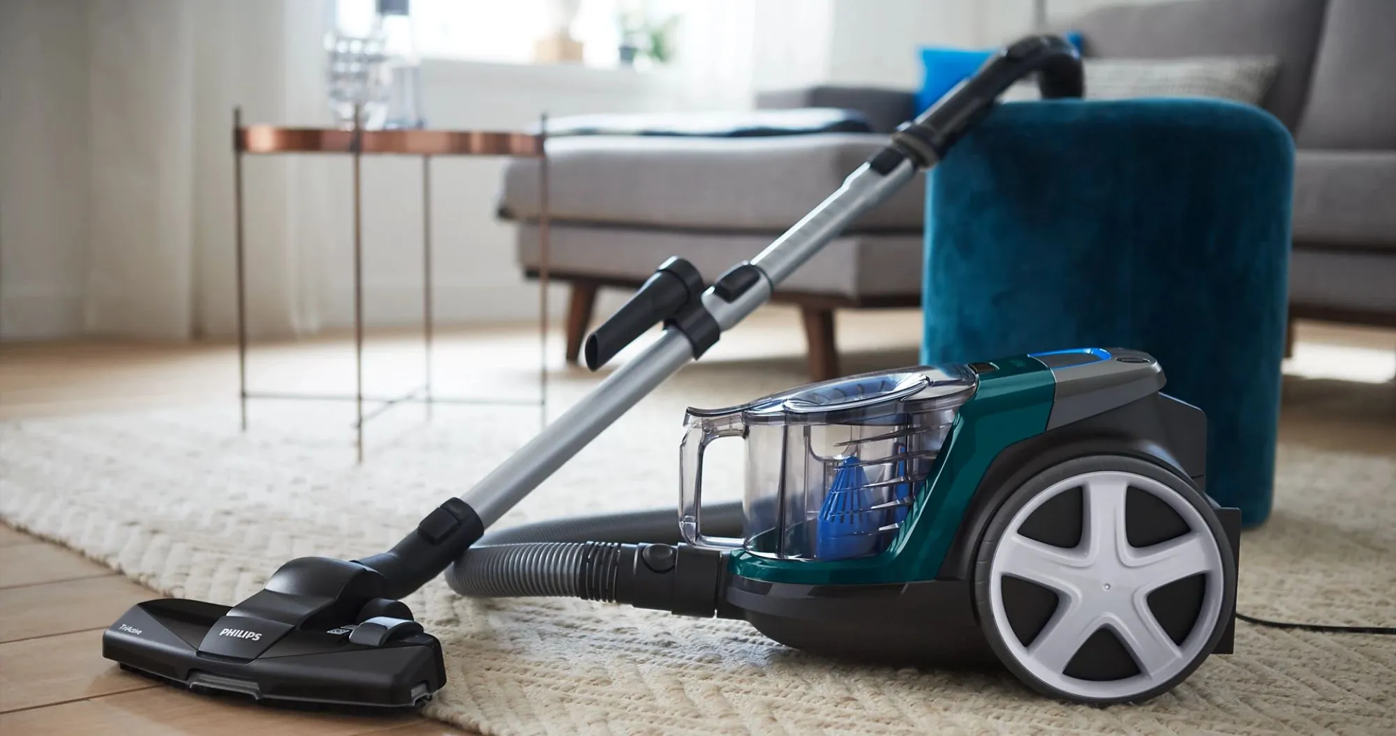 Пылесос безмешковый Philips FC9334/09 (Black/Green) (UA)