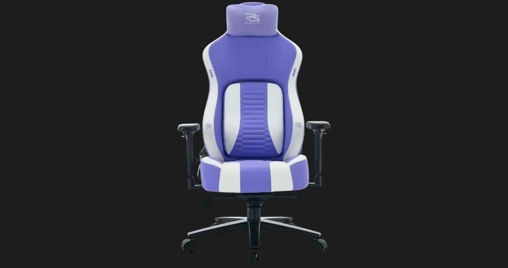 Крісло для геймерів Proove Gaming Geek (White/Purple) (UA)