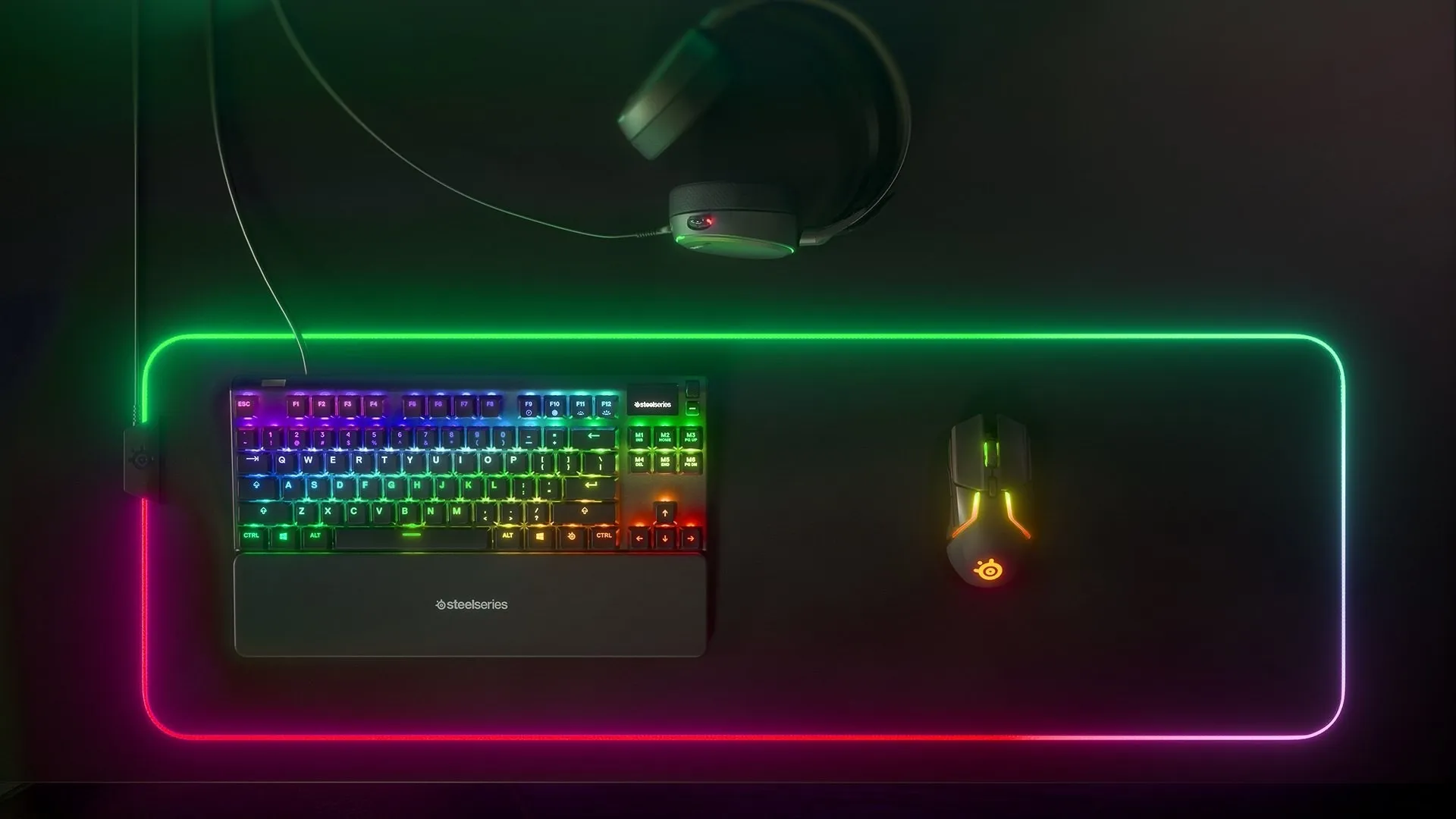 Клавіатура механічна SteelSeries Apex 7 TKL (Red Switch) (64646) (UA)