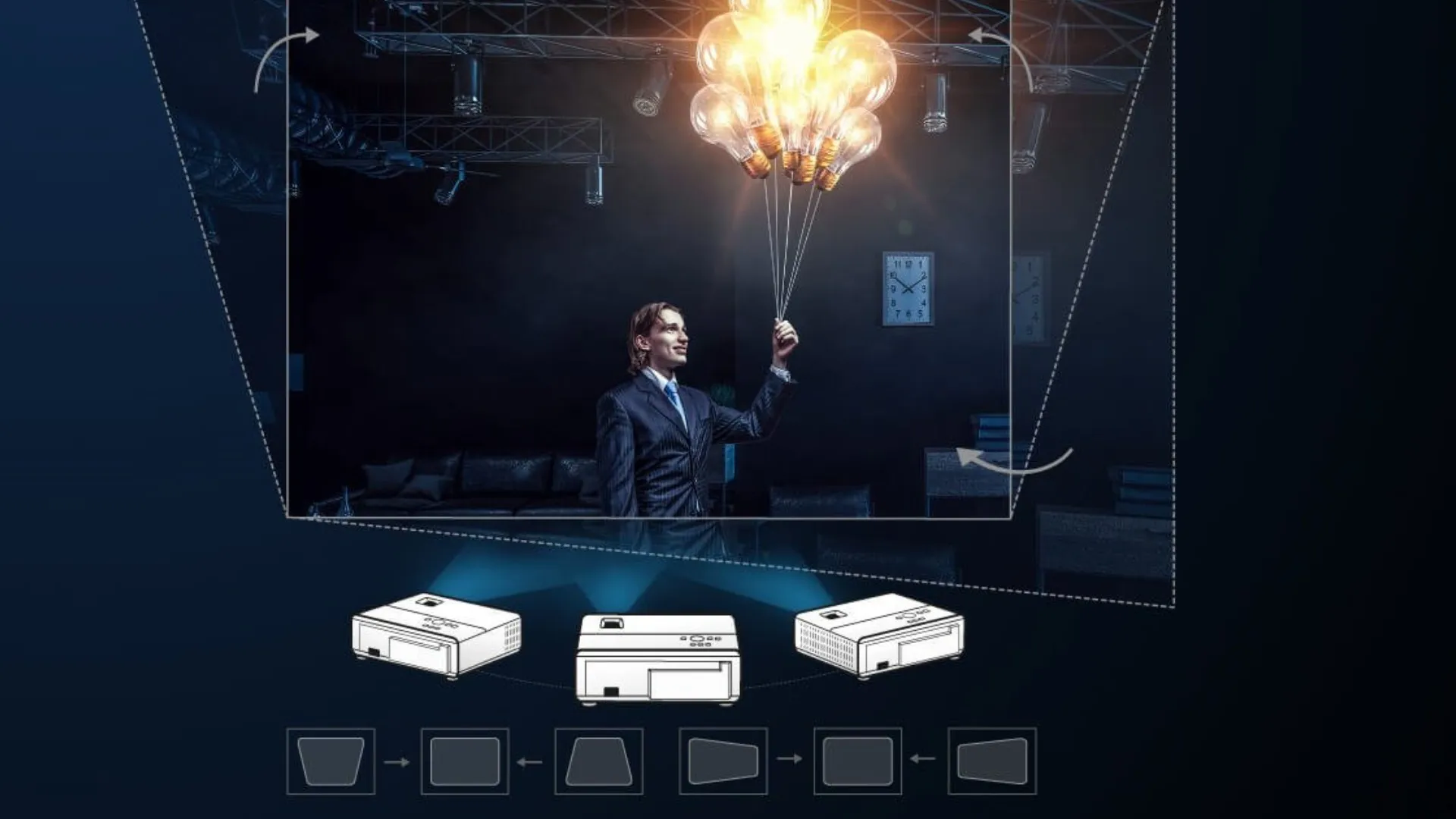 Мультимедійний проектор BenQ W1800 (UA)