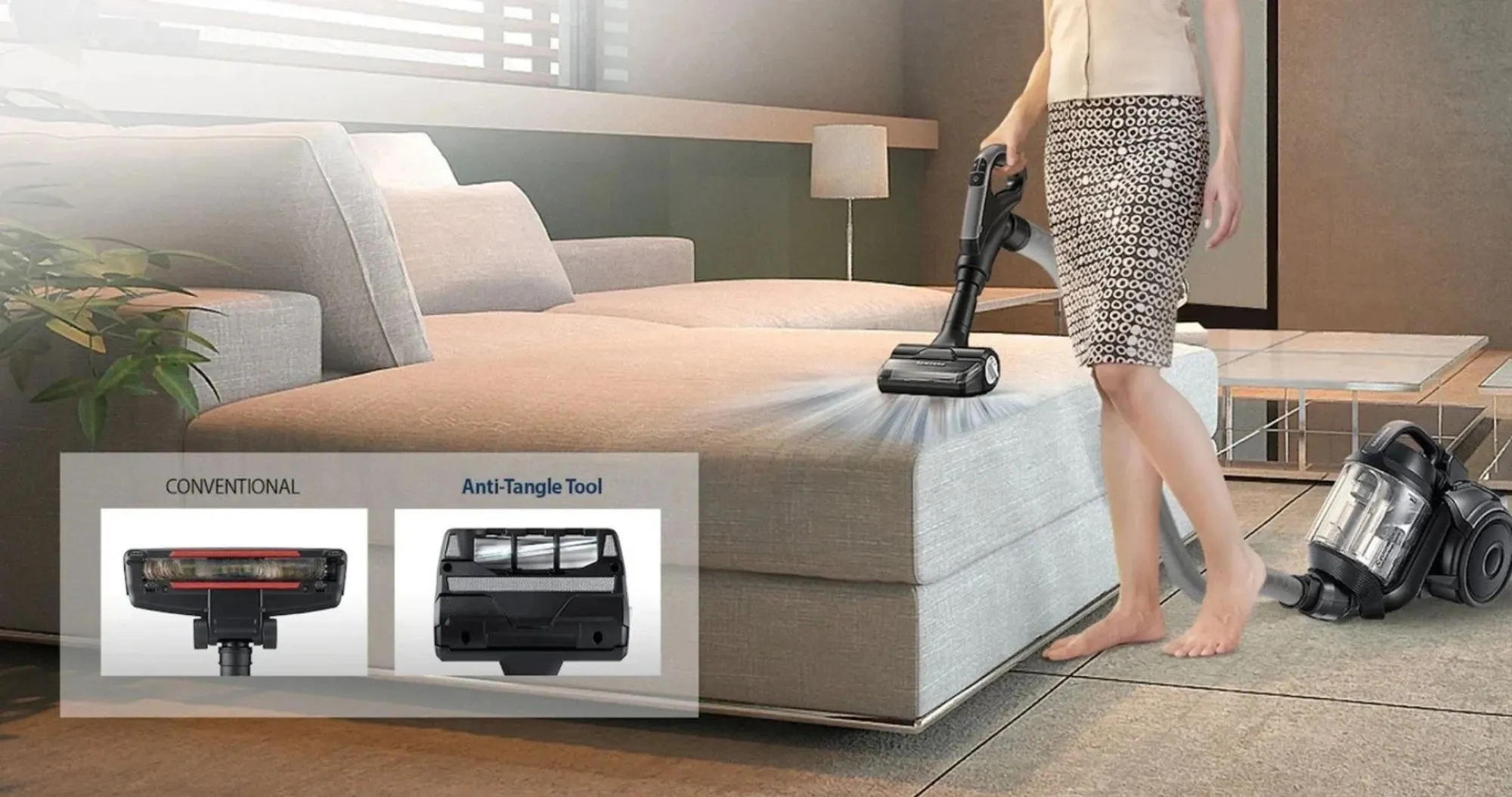 Пылесос безмешковый Samsung VC05K51F0VP/UK (UA)