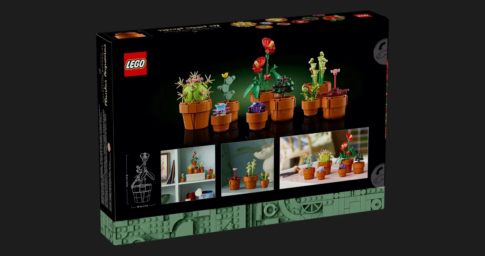Конструктор LEGO Botanicals Мініатюрні рослини (10329)