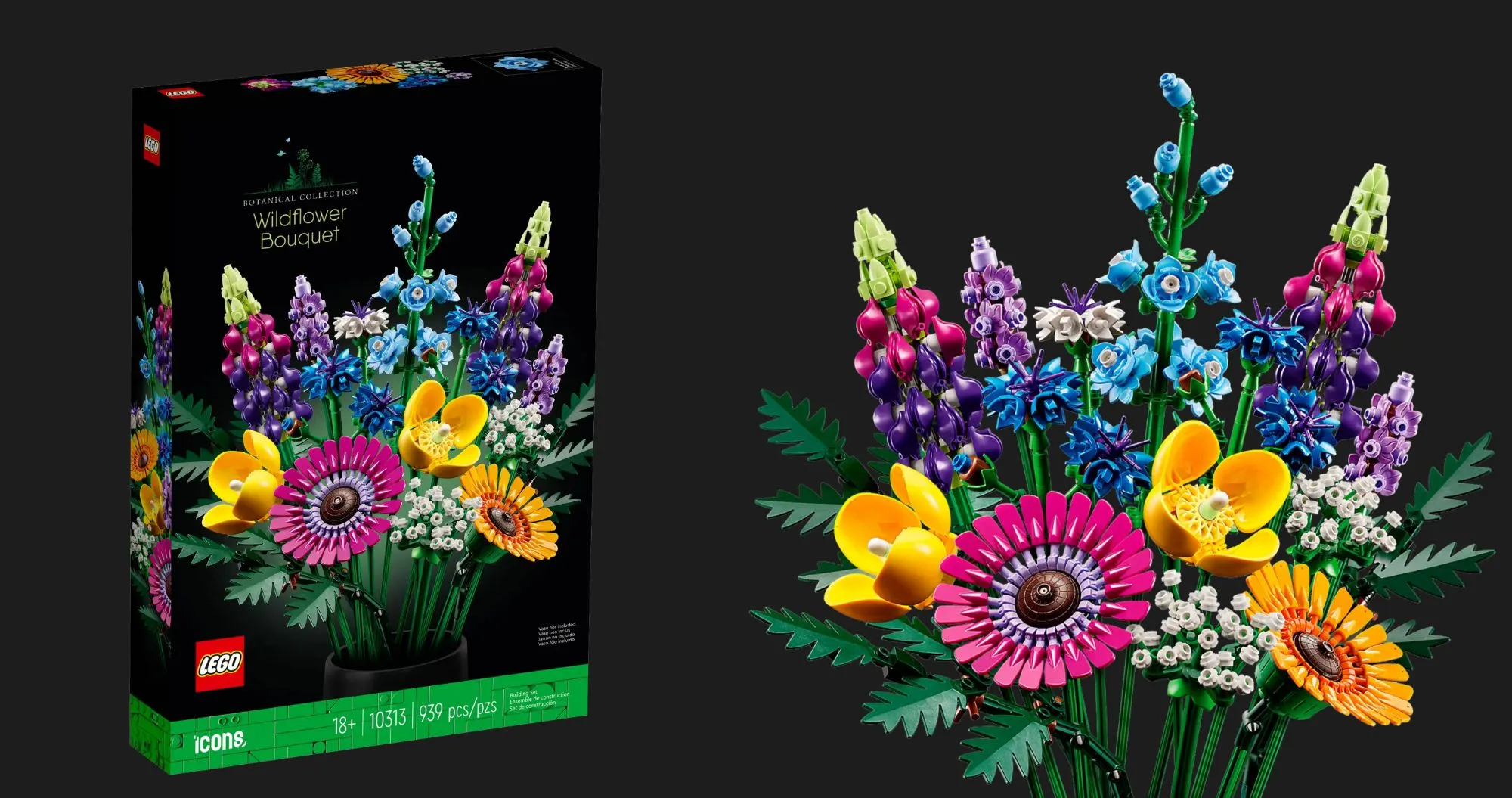 Конструктор LEGO Botanicals Wildflower Bouquet (10313)