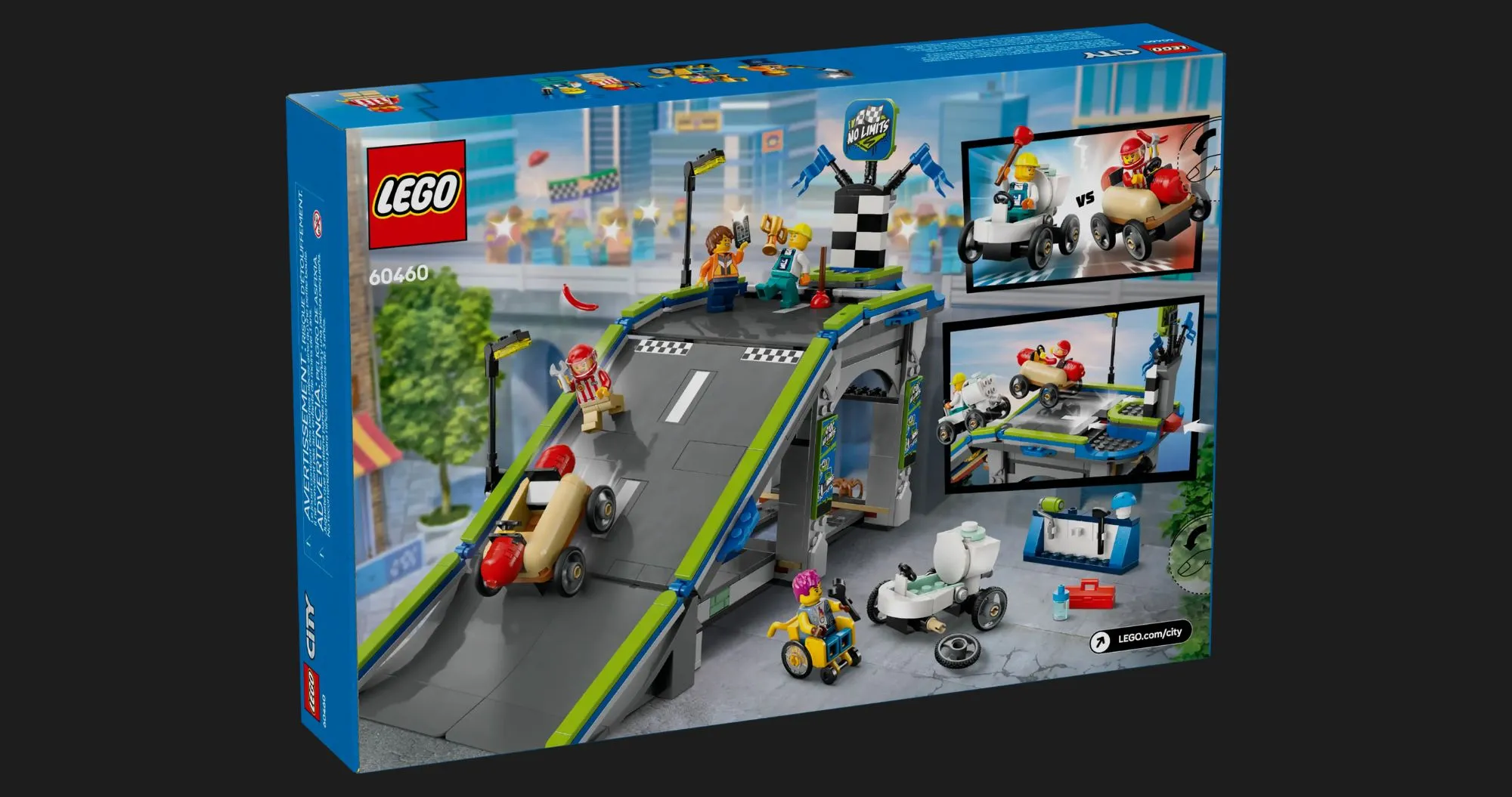 Конструктор LEGO City No Limits: Race Car Ramp Track (60460)